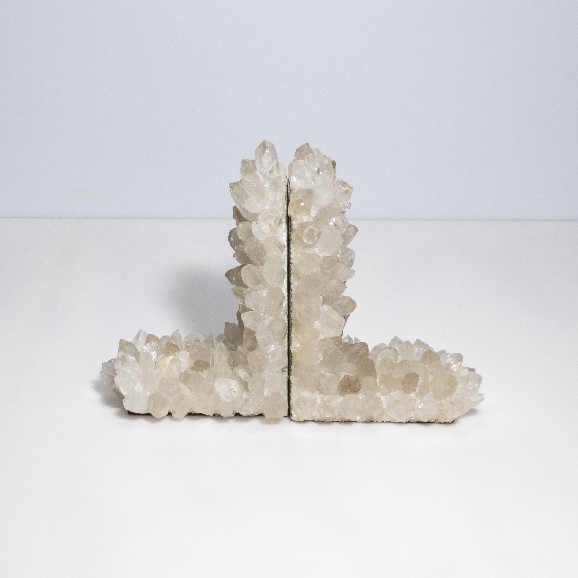 Book Ends in Classic Clear Quartz Large