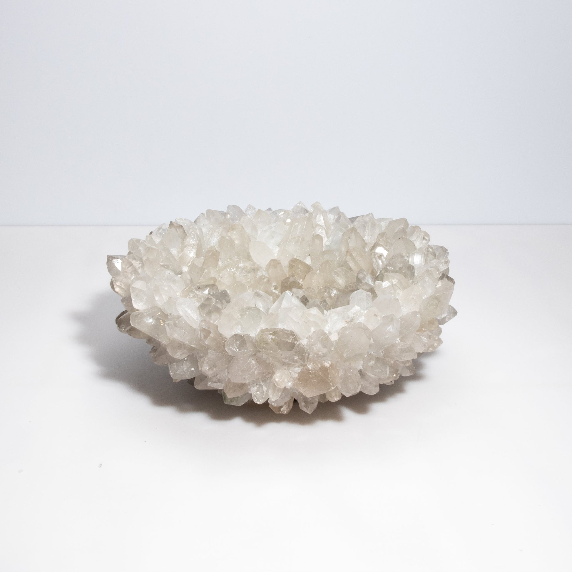 Inside-Out Large Bowl in Clear Quartz by Kathryn McCoy