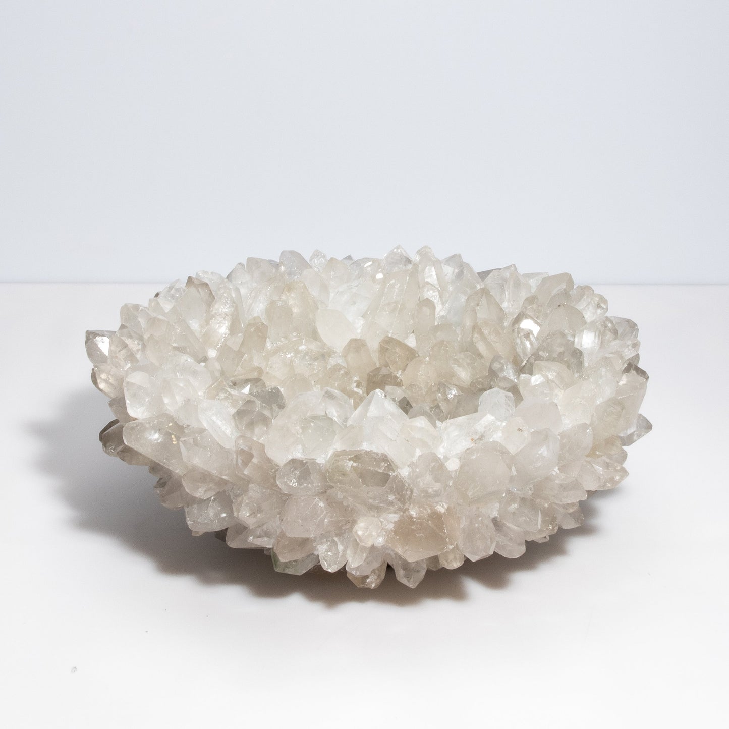 Inside-Out Large Bowl in Clear Quartz by Kathryn McCoy