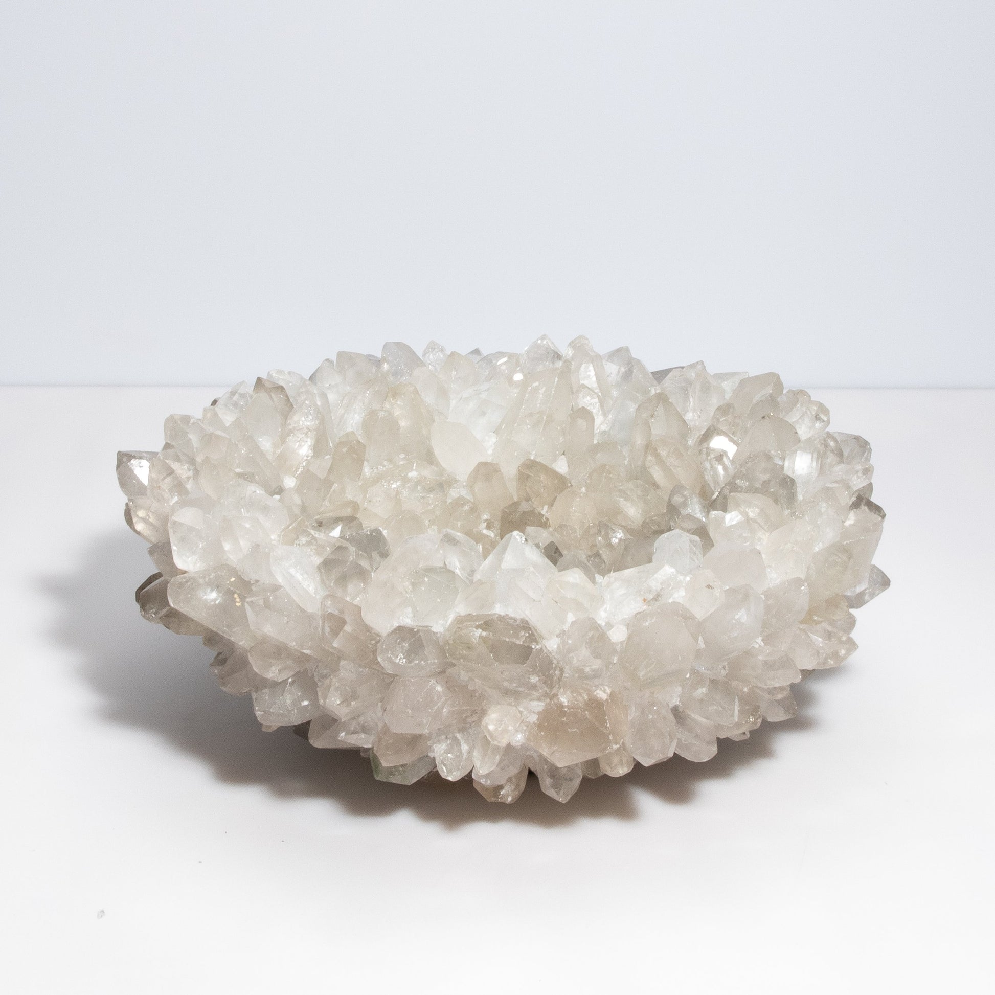 Inside-Out Large Bowl in Clear Quartz by Kathryn McCoy