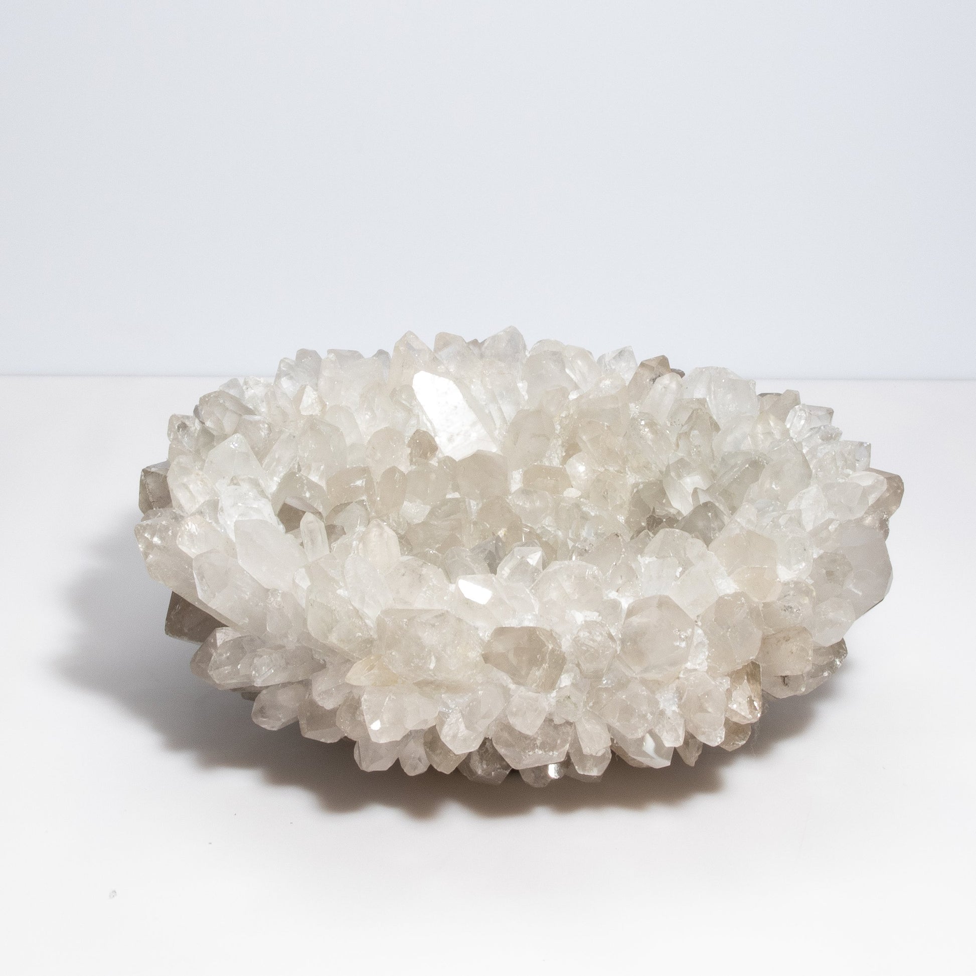 Inside-Out Large Bowl in Clear Quartz by Kathryn McCoy