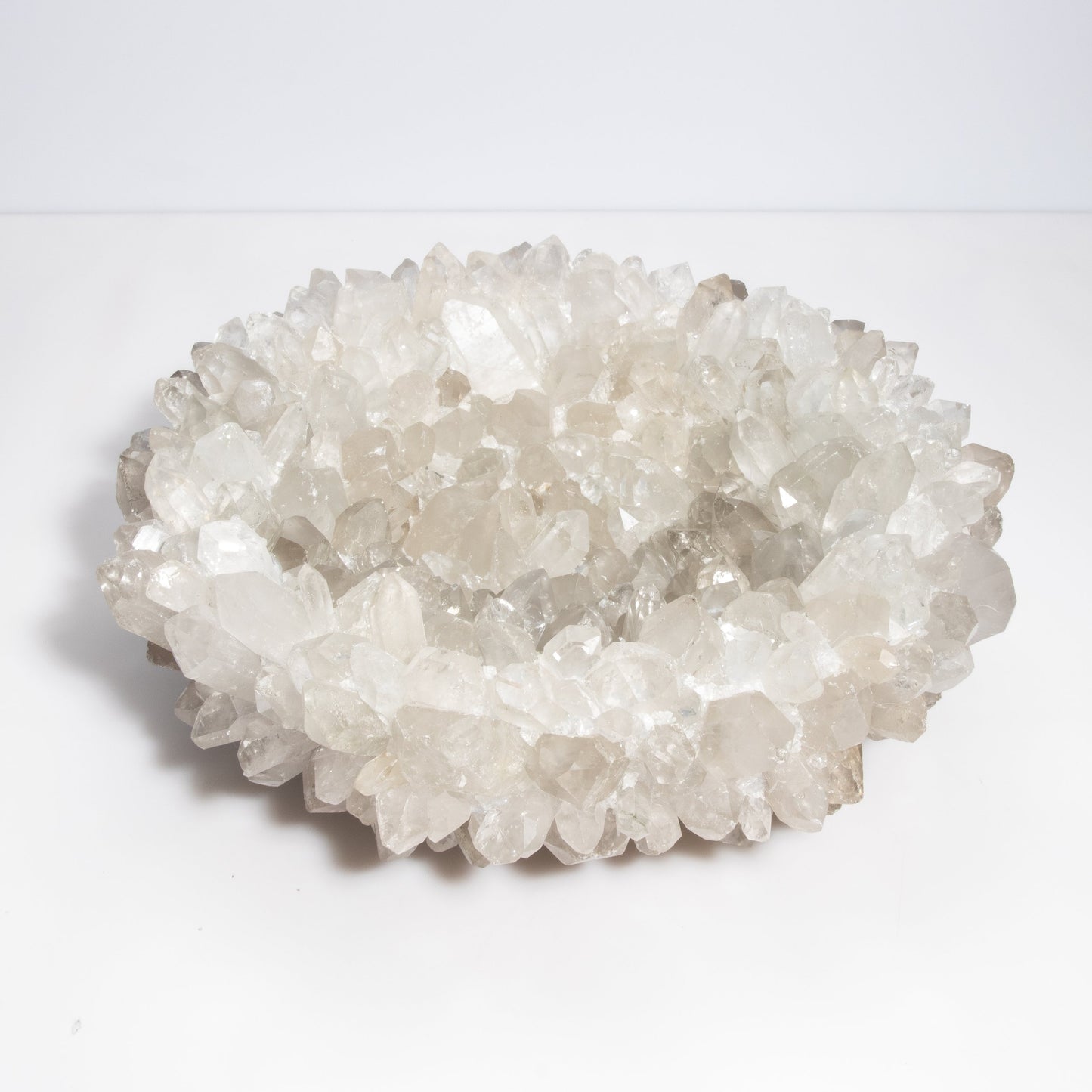 Inside-Out Large Bowl in Clear Quartz by Kathryn McCoy