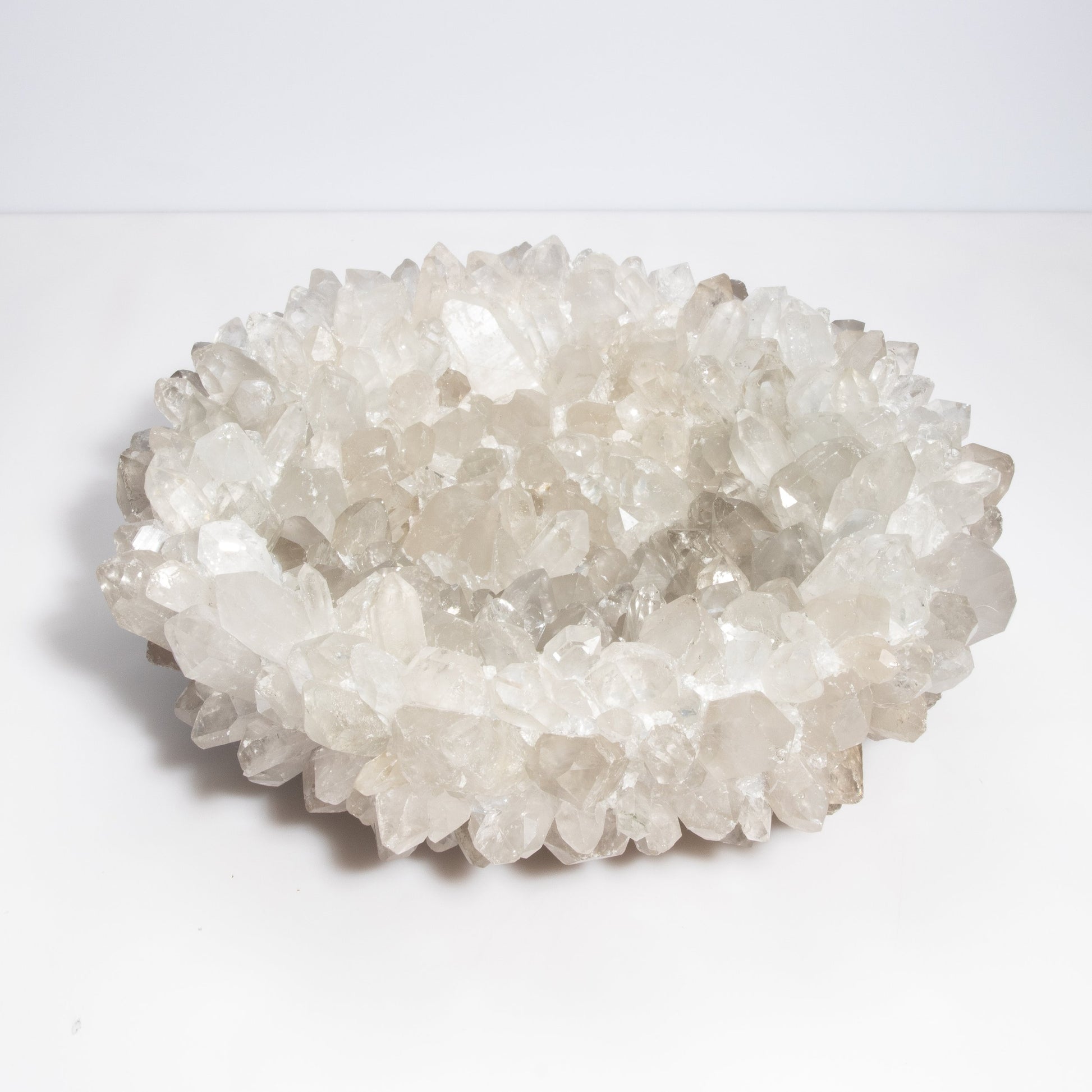 Inside-Out Large Bowl in Clear Quartz by Kathryn McCoy