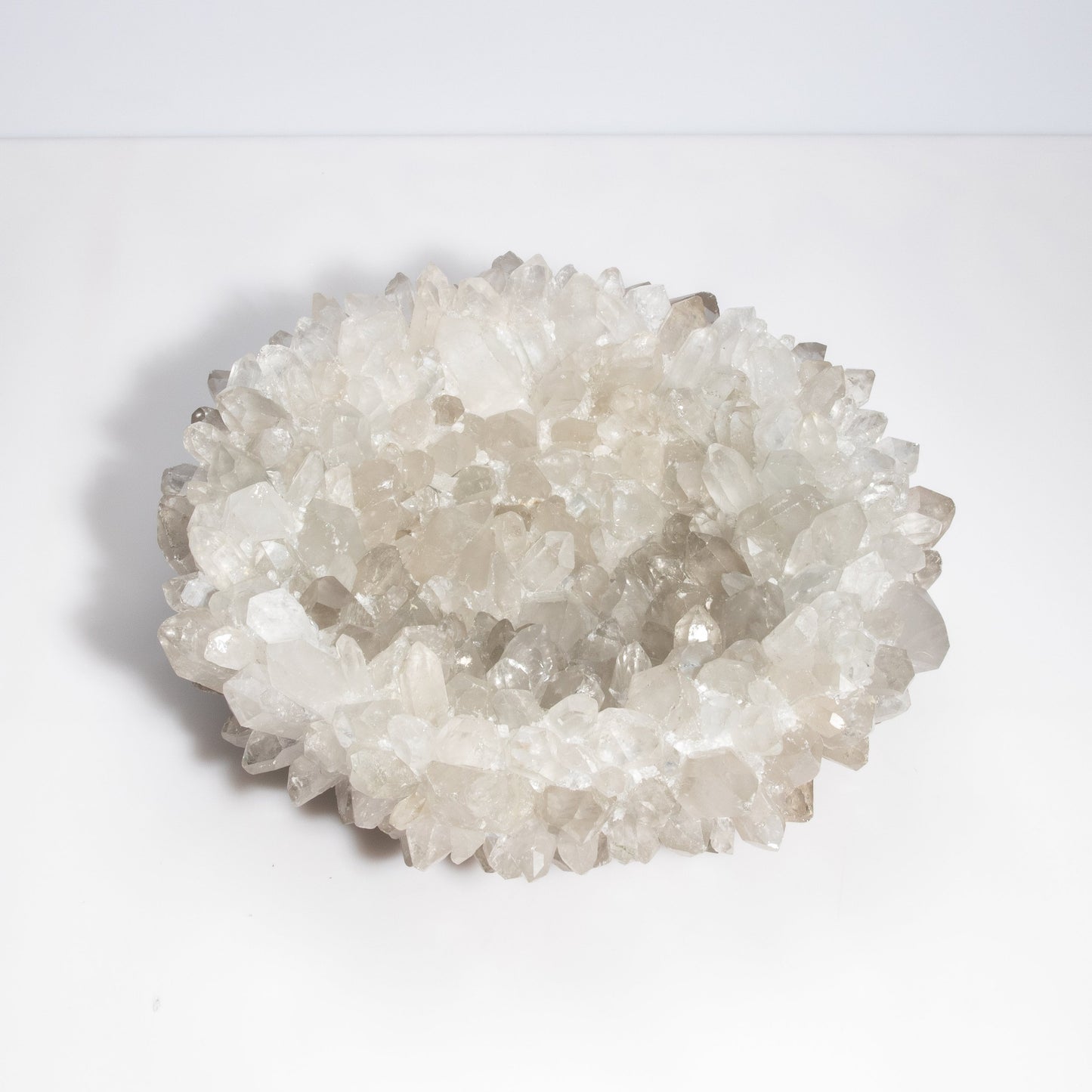 Inside-Out Large Bowl in Clear Quartz by Kathryn McCoy
