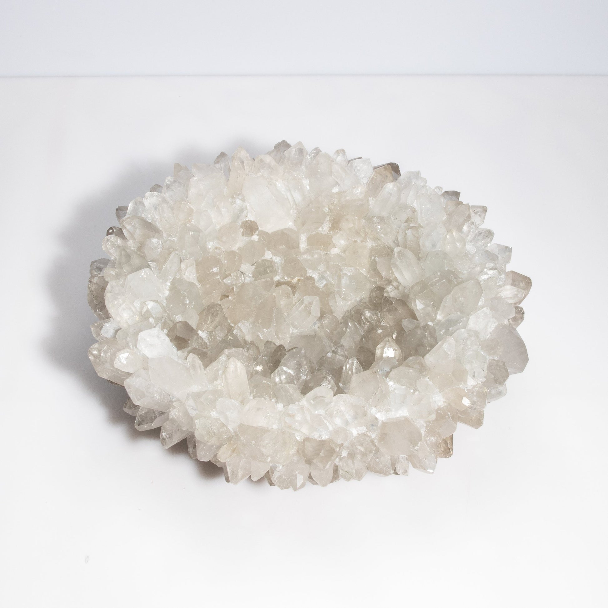 Inside-Out Large Bowl in Clear Quartz by Kathryn McCoy