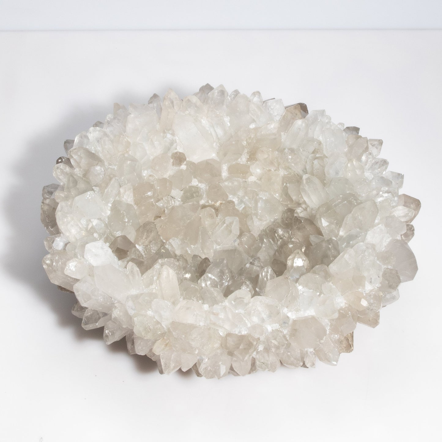 Inside-Out Large Bowl in Clear Quartz by Kathryn McCoy