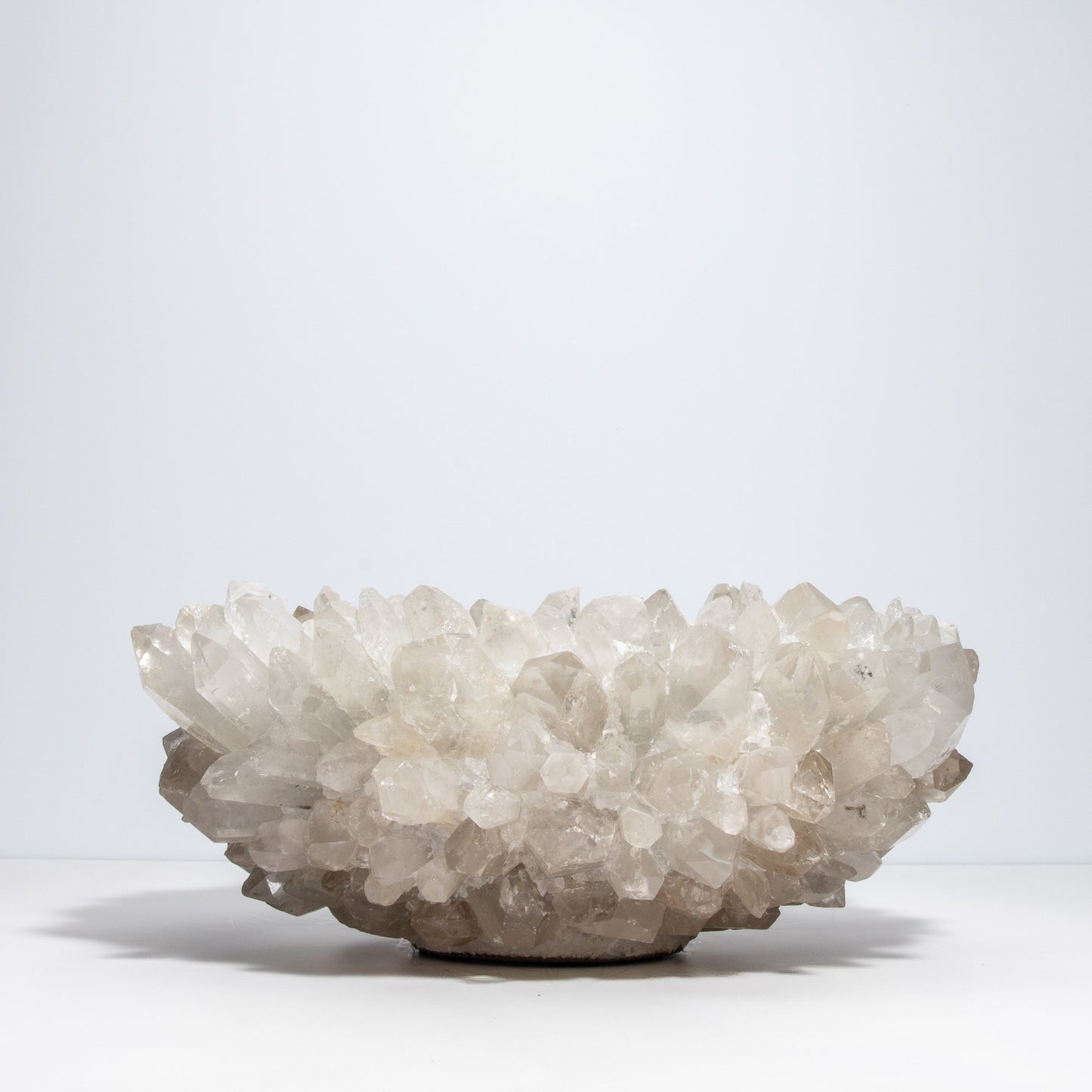 Inside-Out Large Bowl in Clear Quartz by Kathryn McCoy