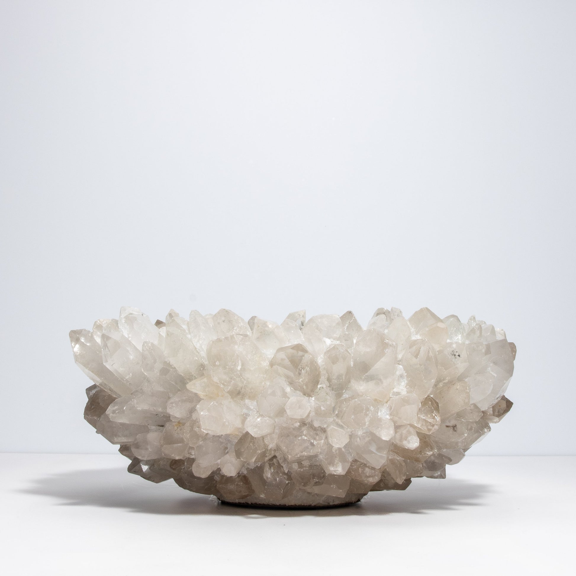 Inside-Out Large Bowl in Clear Quartz by Kathryn McCoy