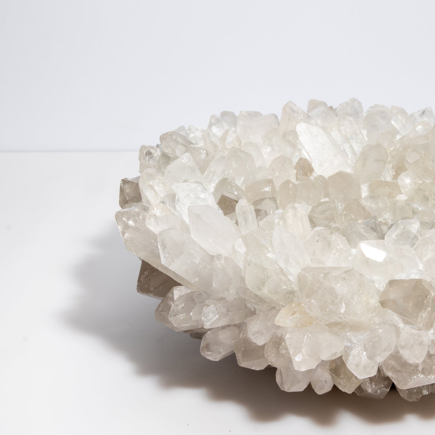 Inside-Out Large Bowl in Clear Quartz by Kathryn McCoy