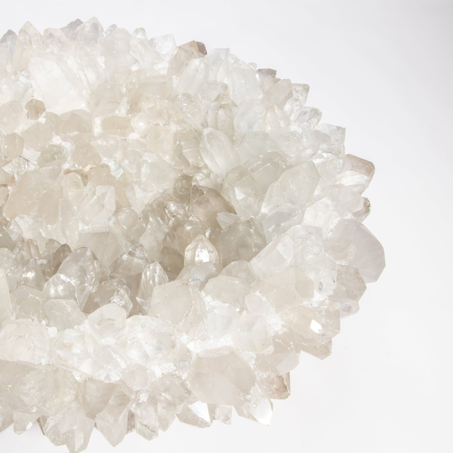 Inside-Out Large Bowl in Clear Quartz by Kathryn McCoy