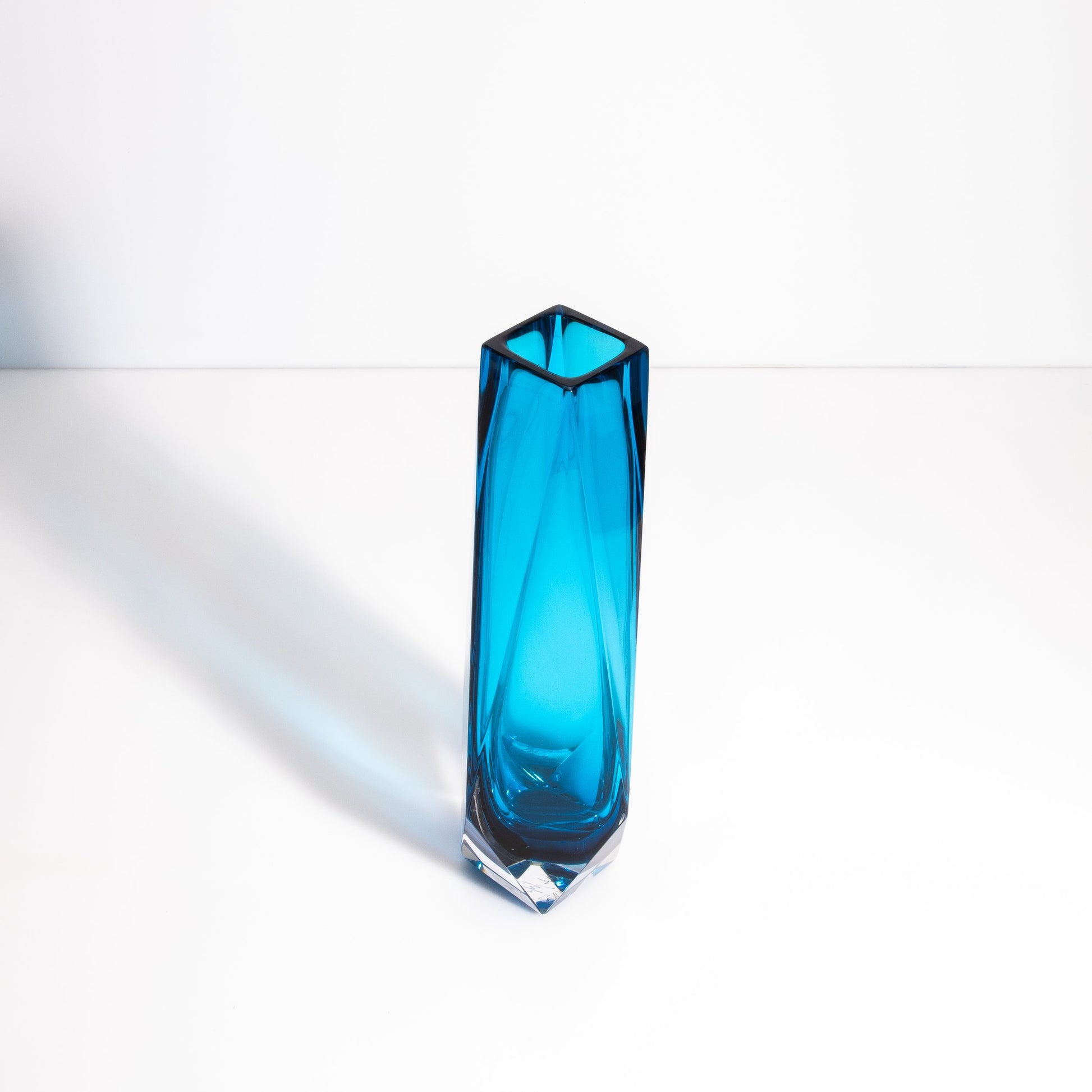 Murano Goccia Vase in Azure Blue