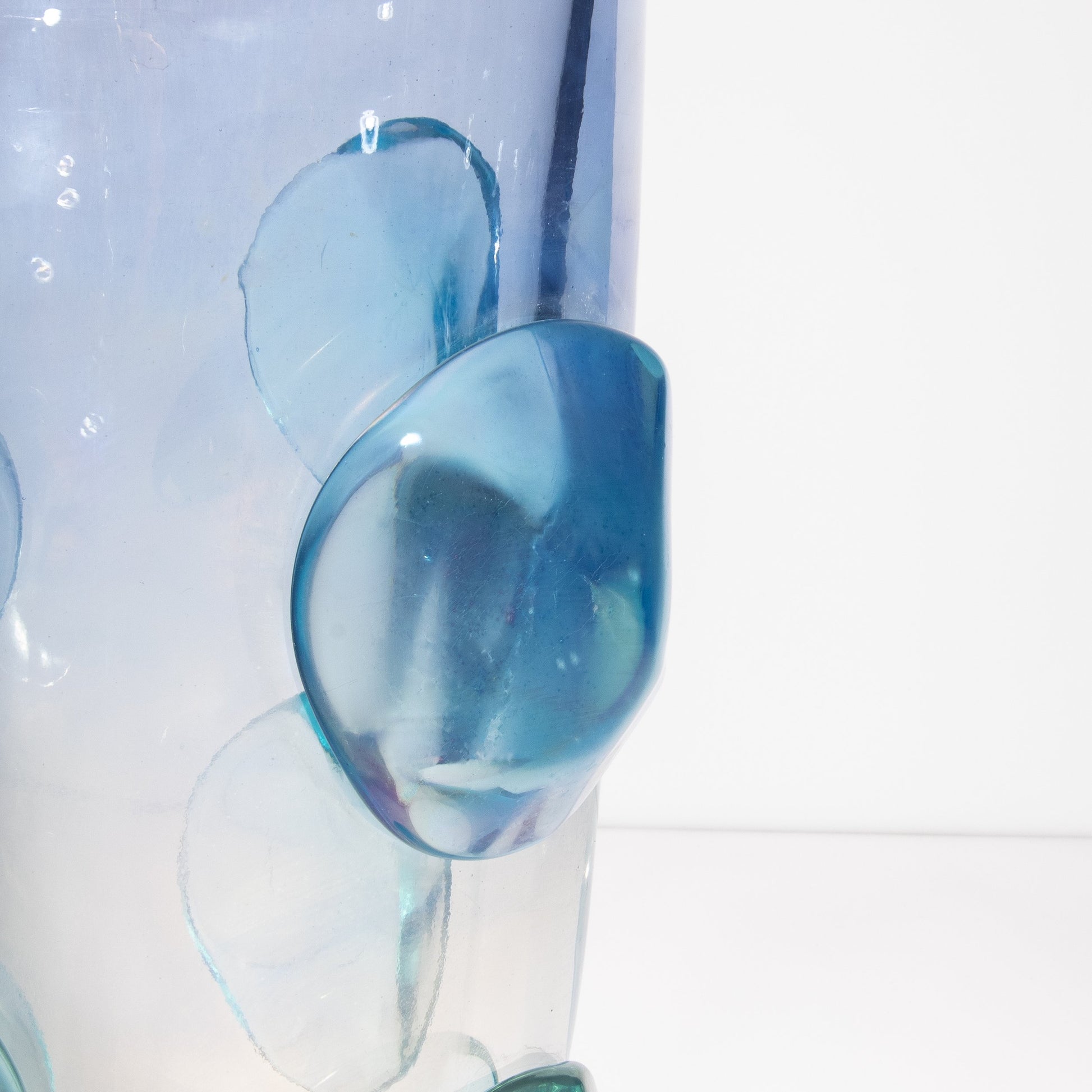 Murano Vase in Light Lagoon Blue