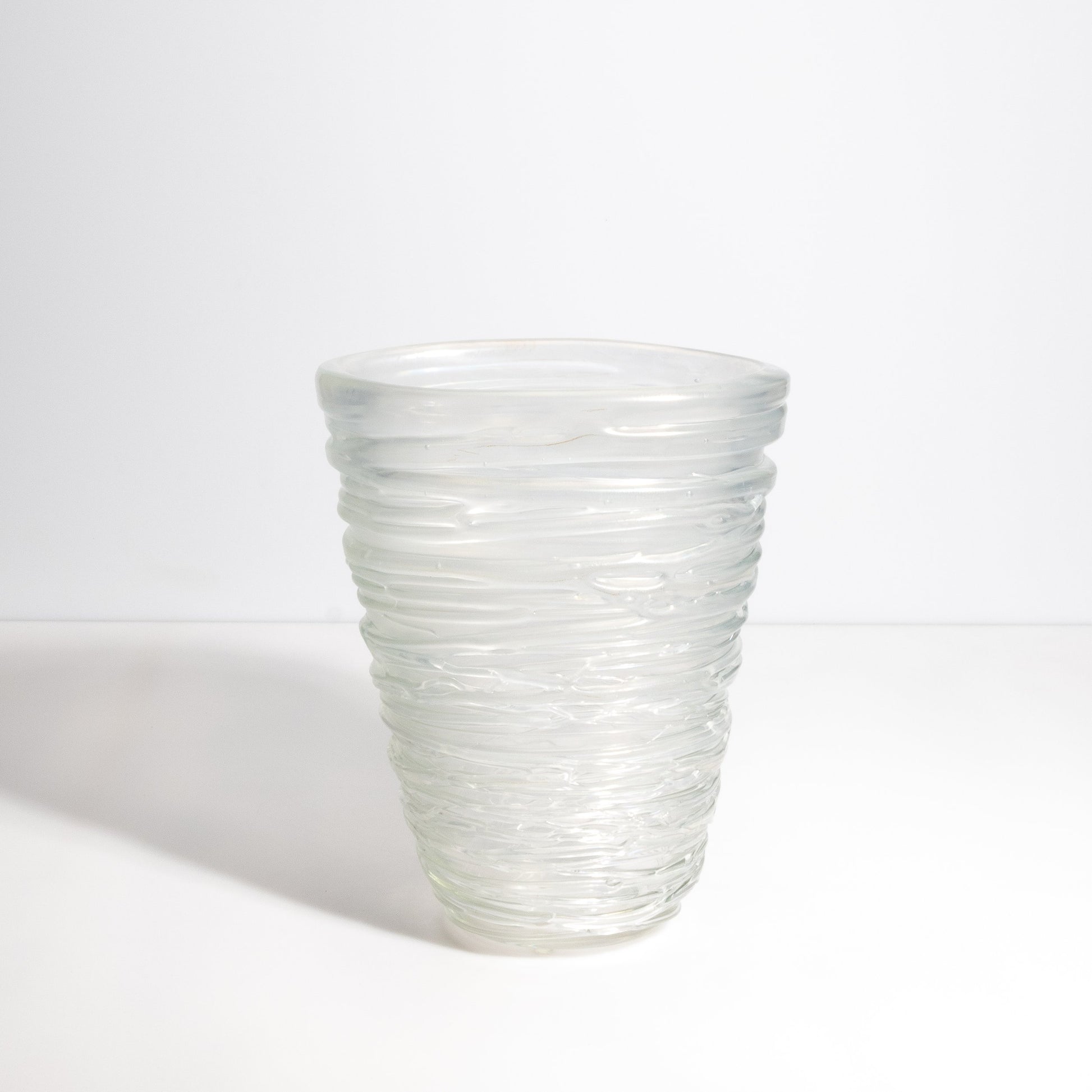 Murano Spiral Vase Frosted
