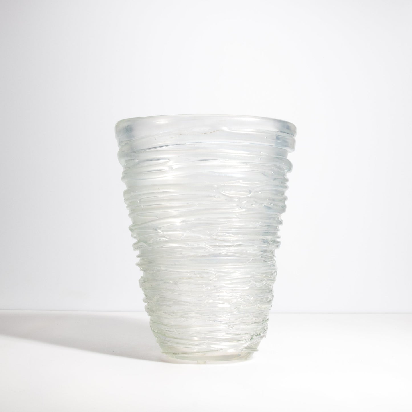 Murano Spiral Vase Frosted