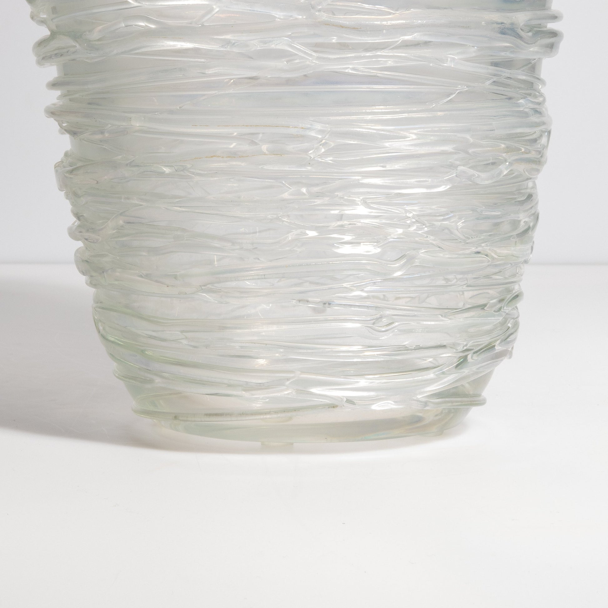 Murano Spiral Vase Frosted