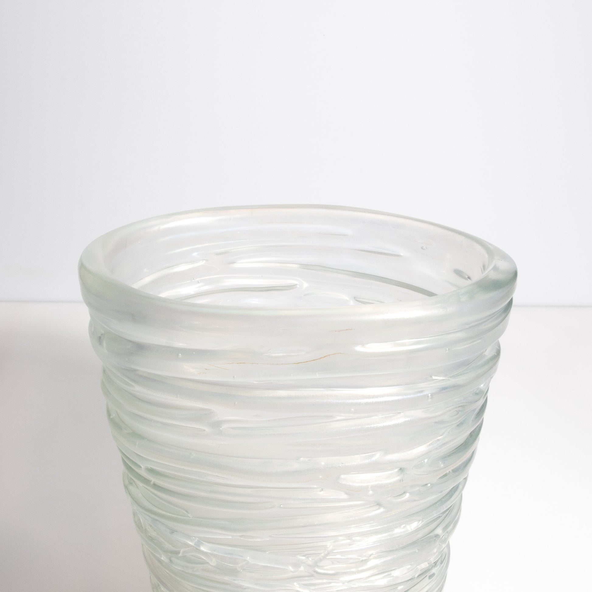 Murano Spiral Vase Frosted