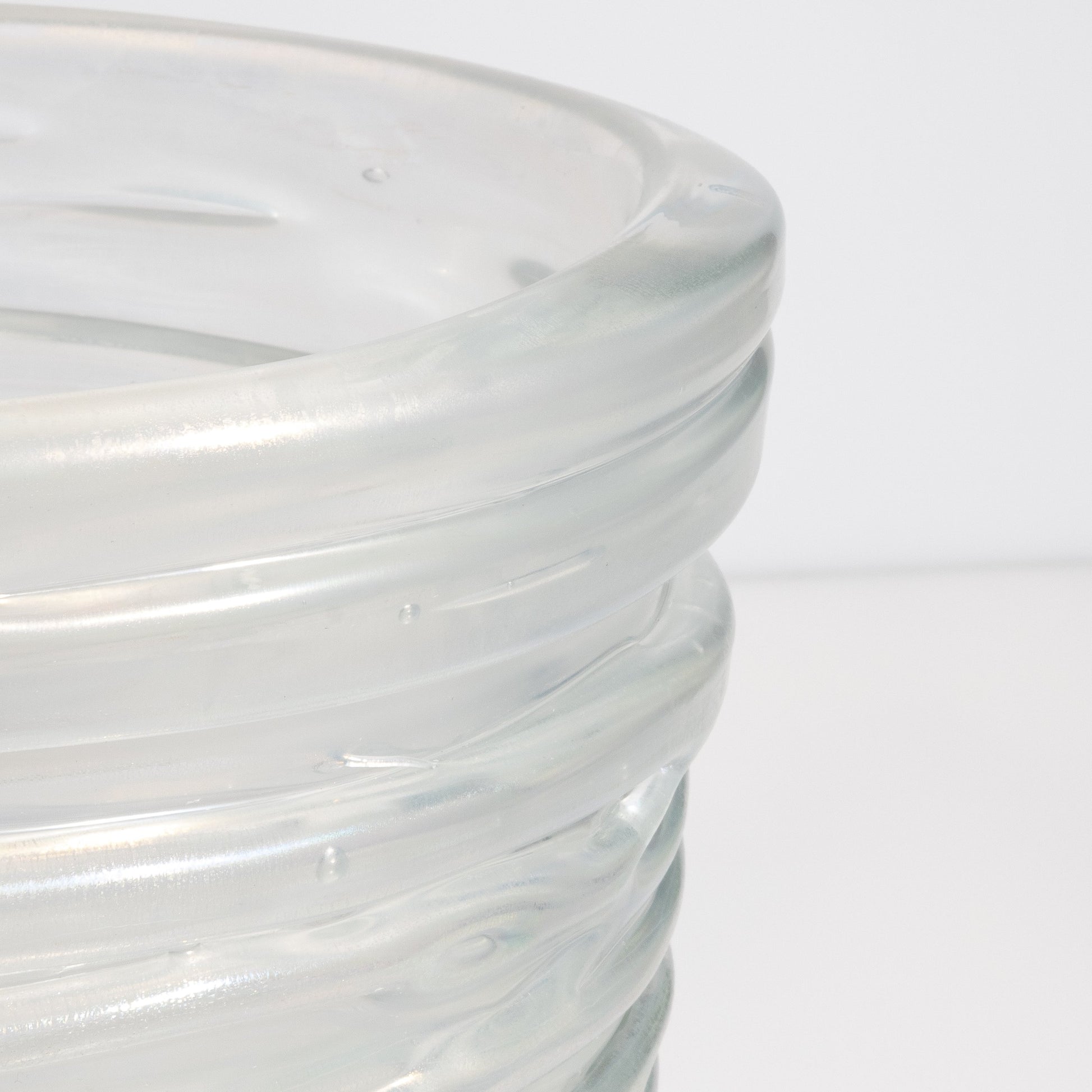 Murano Spiral Vase Frosted