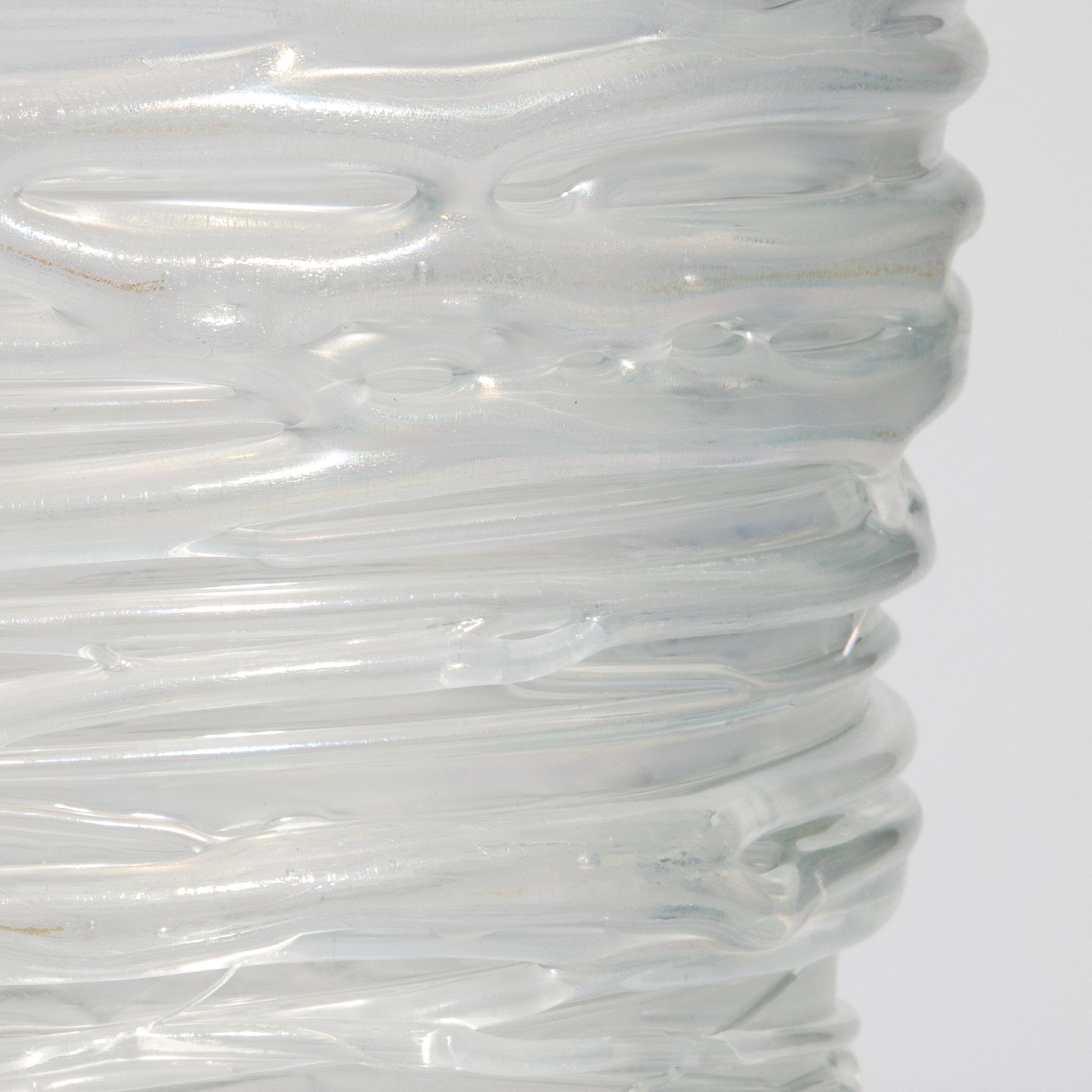 Murano Spiral Vase Frosted