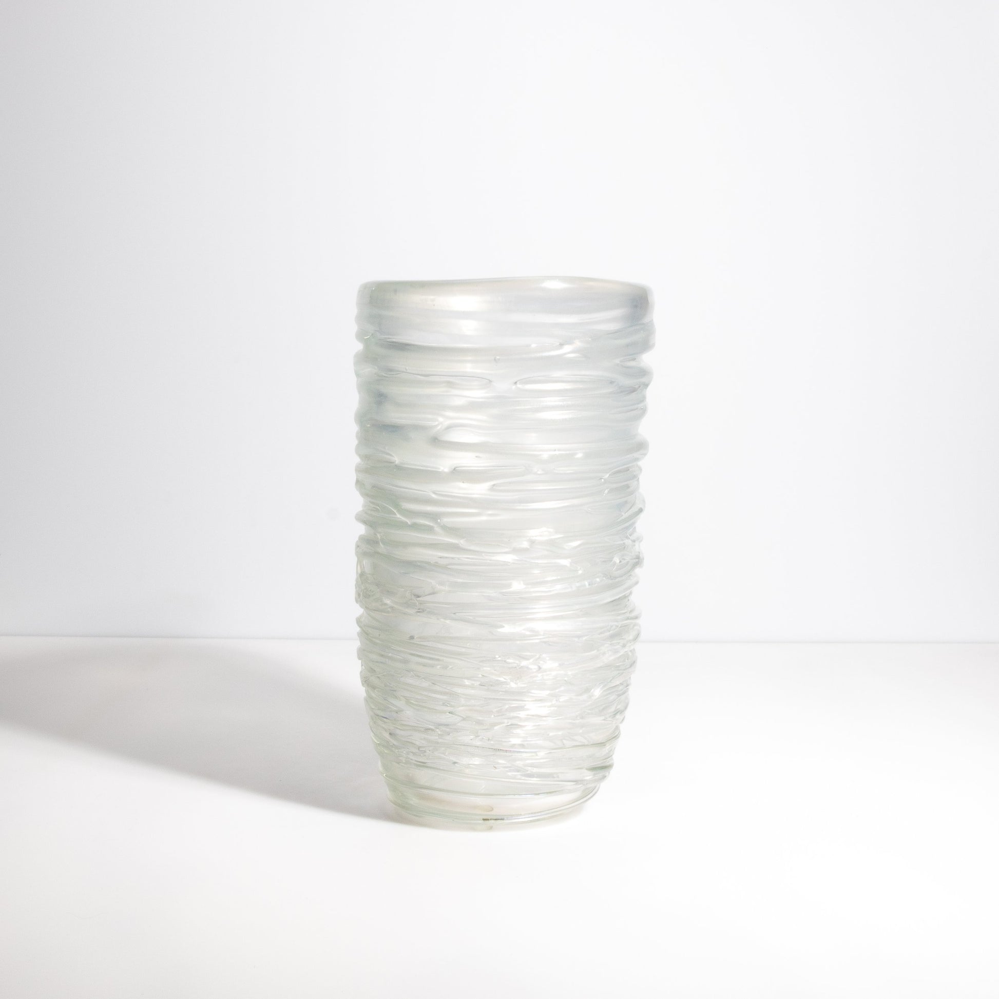 Murano Spiral Vase Frosted