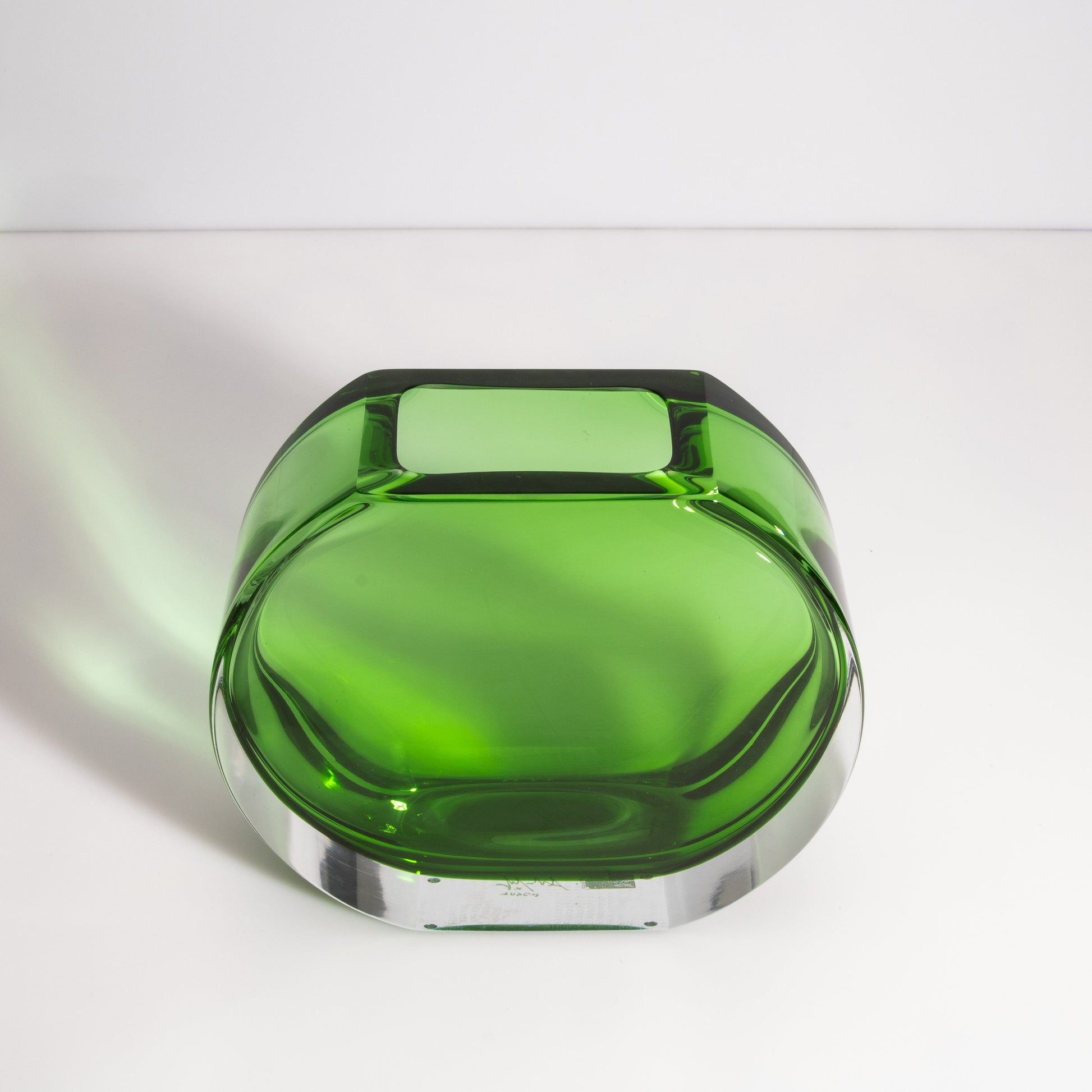 Murano Olivia Vase in Green