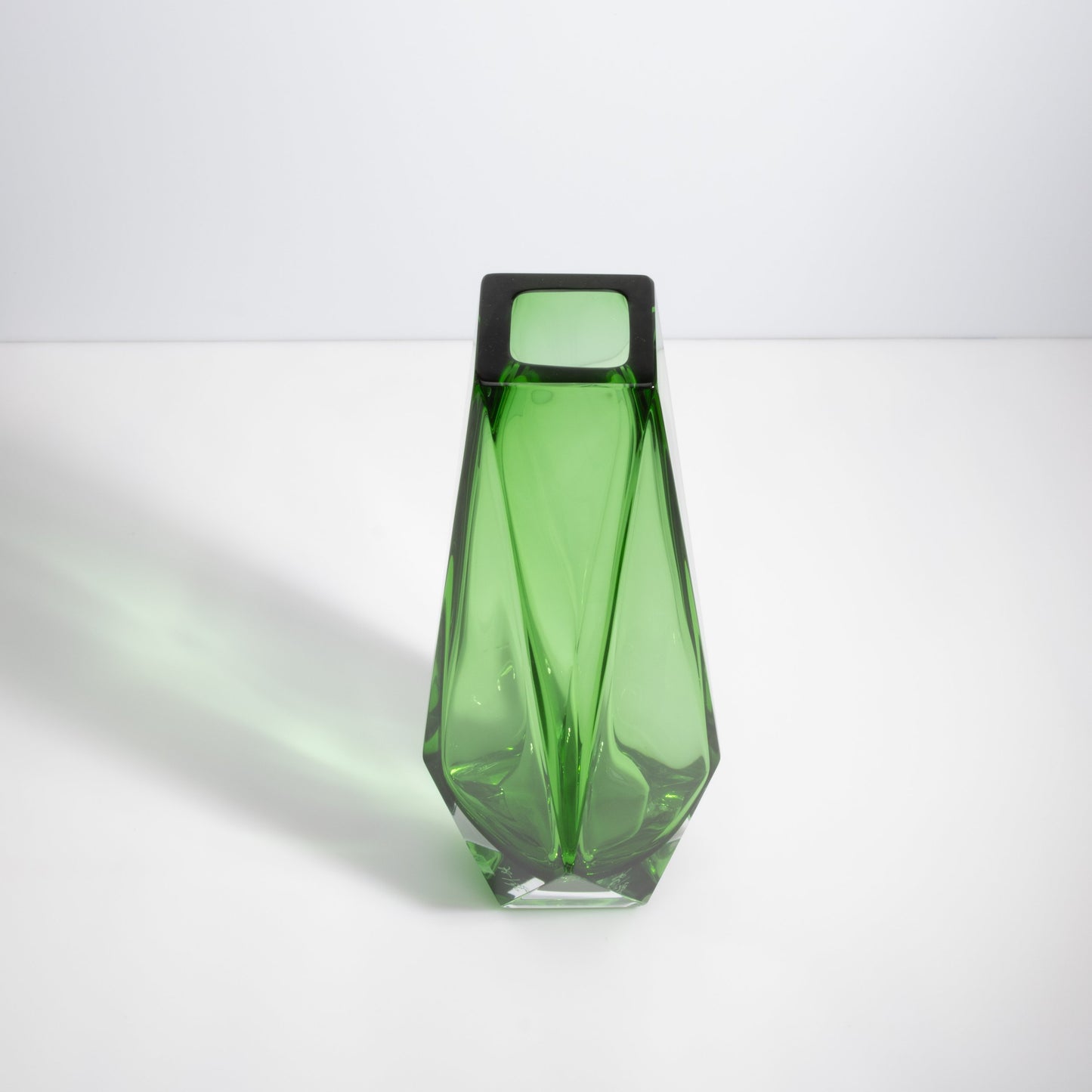 Murano Goccia Tall Vase in Green