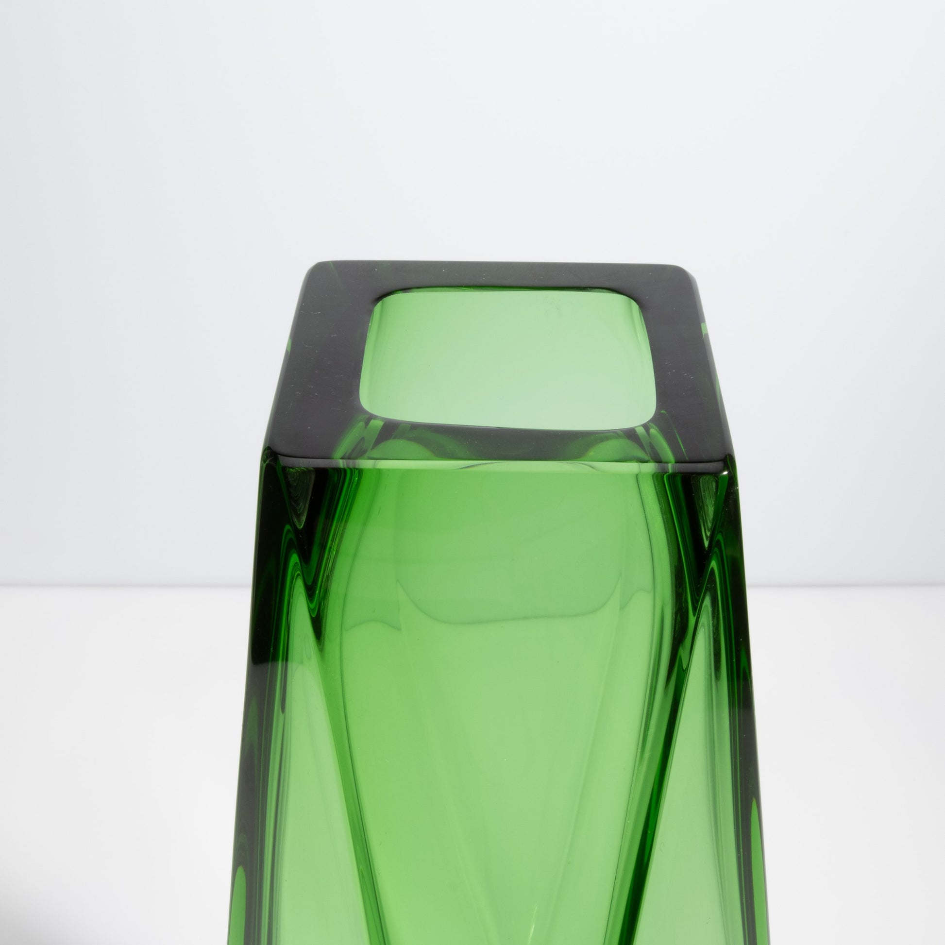 Murano Goccia Tall Vase in Green