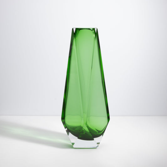 Murano Goccia Tall Vase in Green