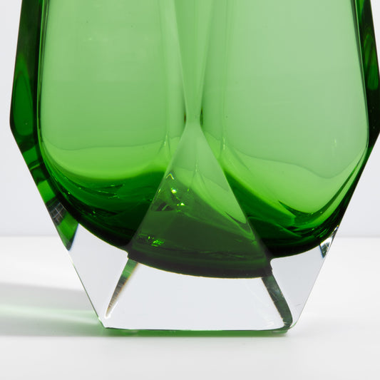 Murano Goccia Tall Vase in Green