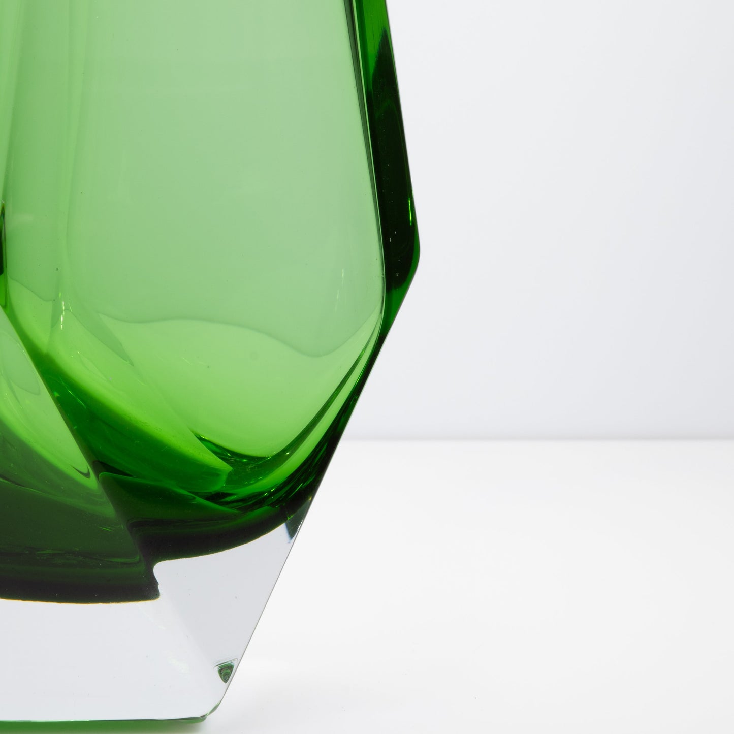 Murano Goccia Tall Vase in Green