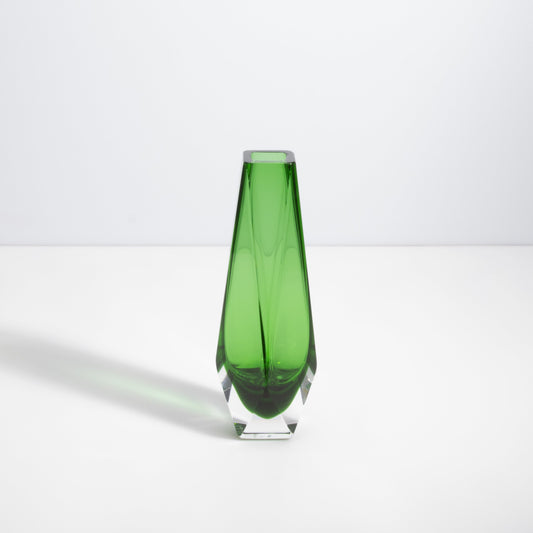 Murano Goccia Vase in Green