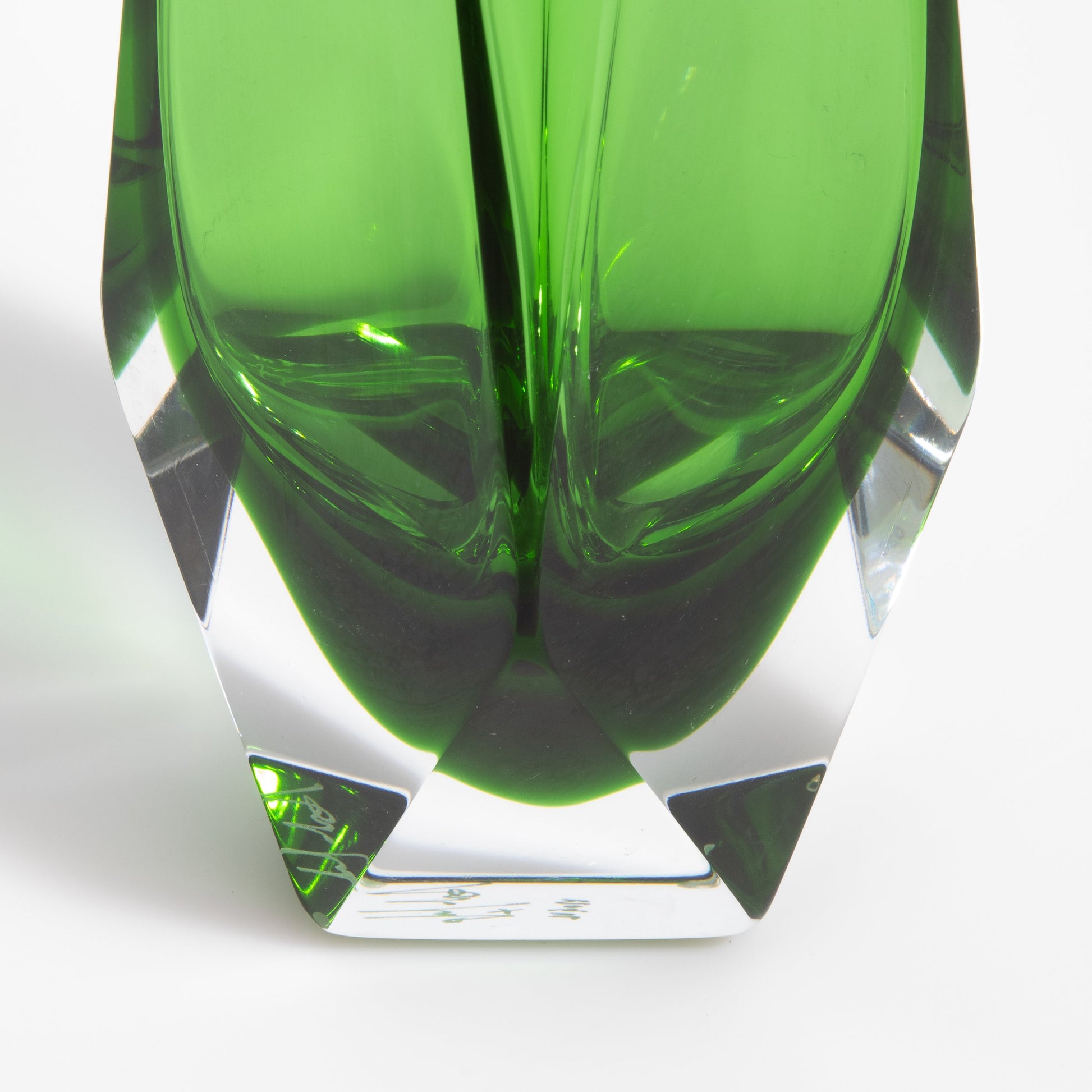 Murano Goccia Vase in Green