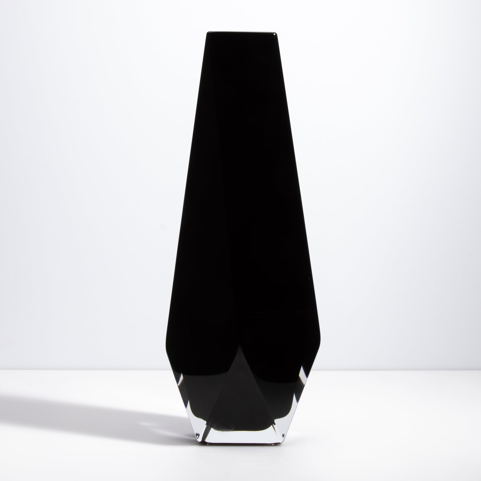 Murano Goccia Vase in Onyx Black