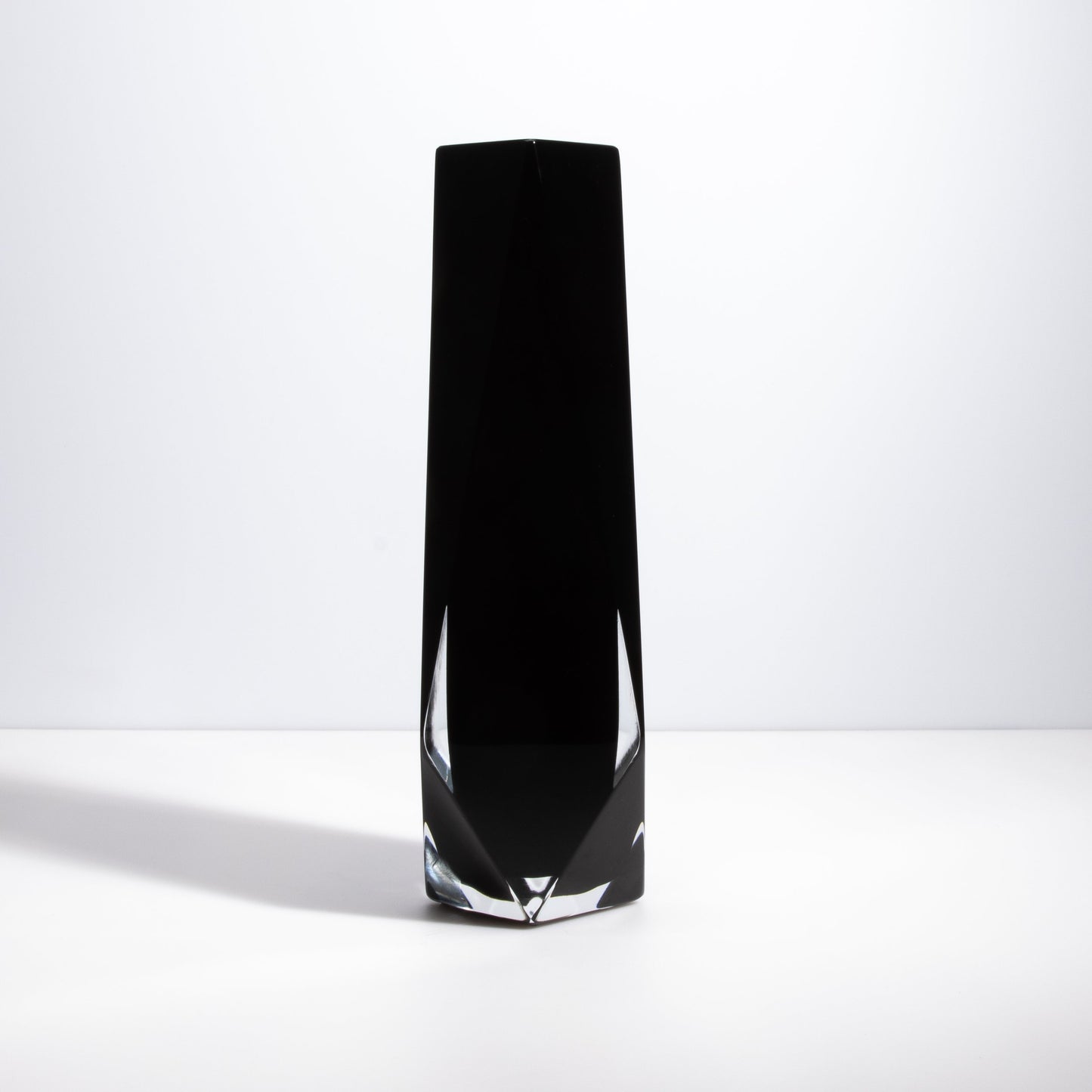 Murano Goccia Vase in Onyx Black