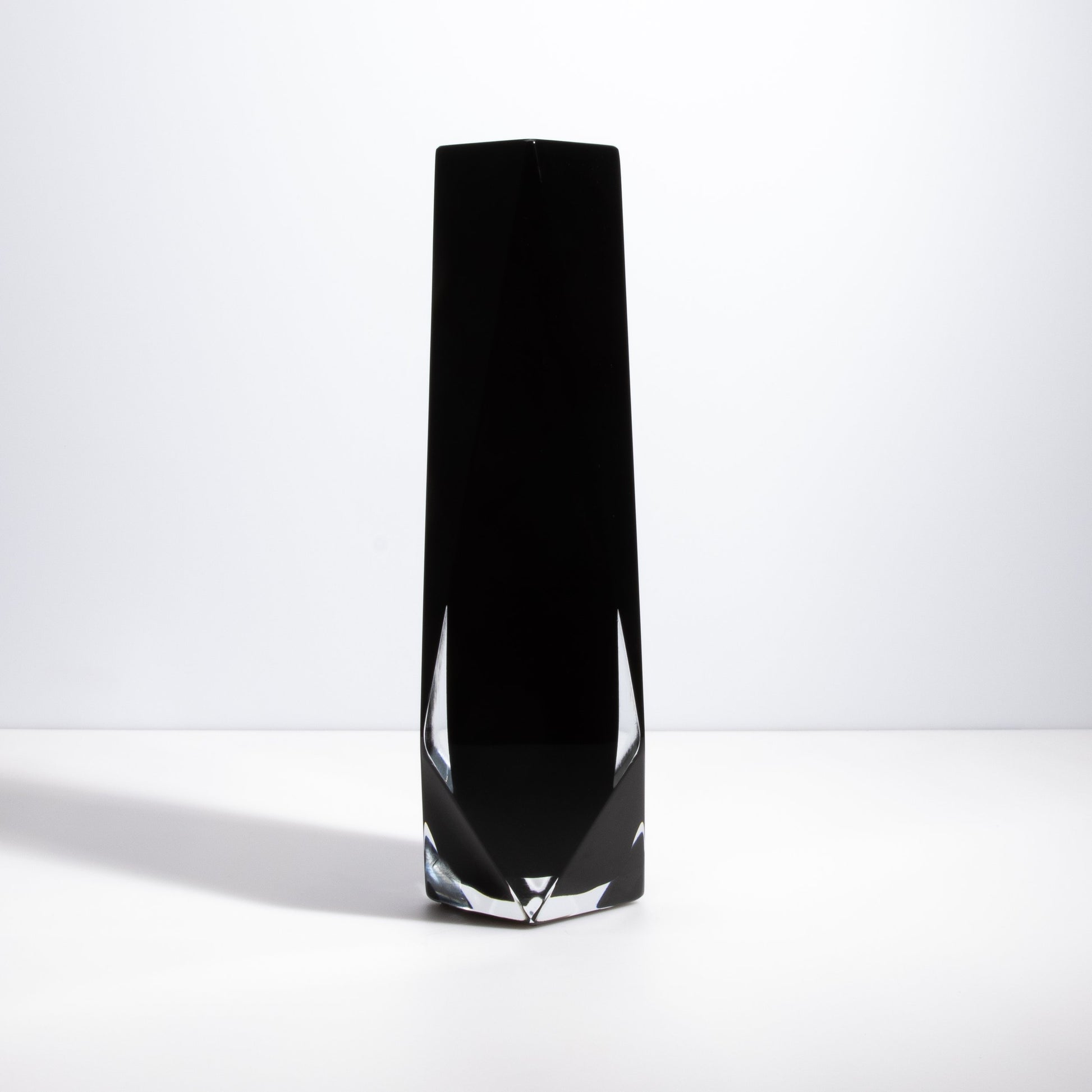 Murano Goccia Vase in Onyx Black