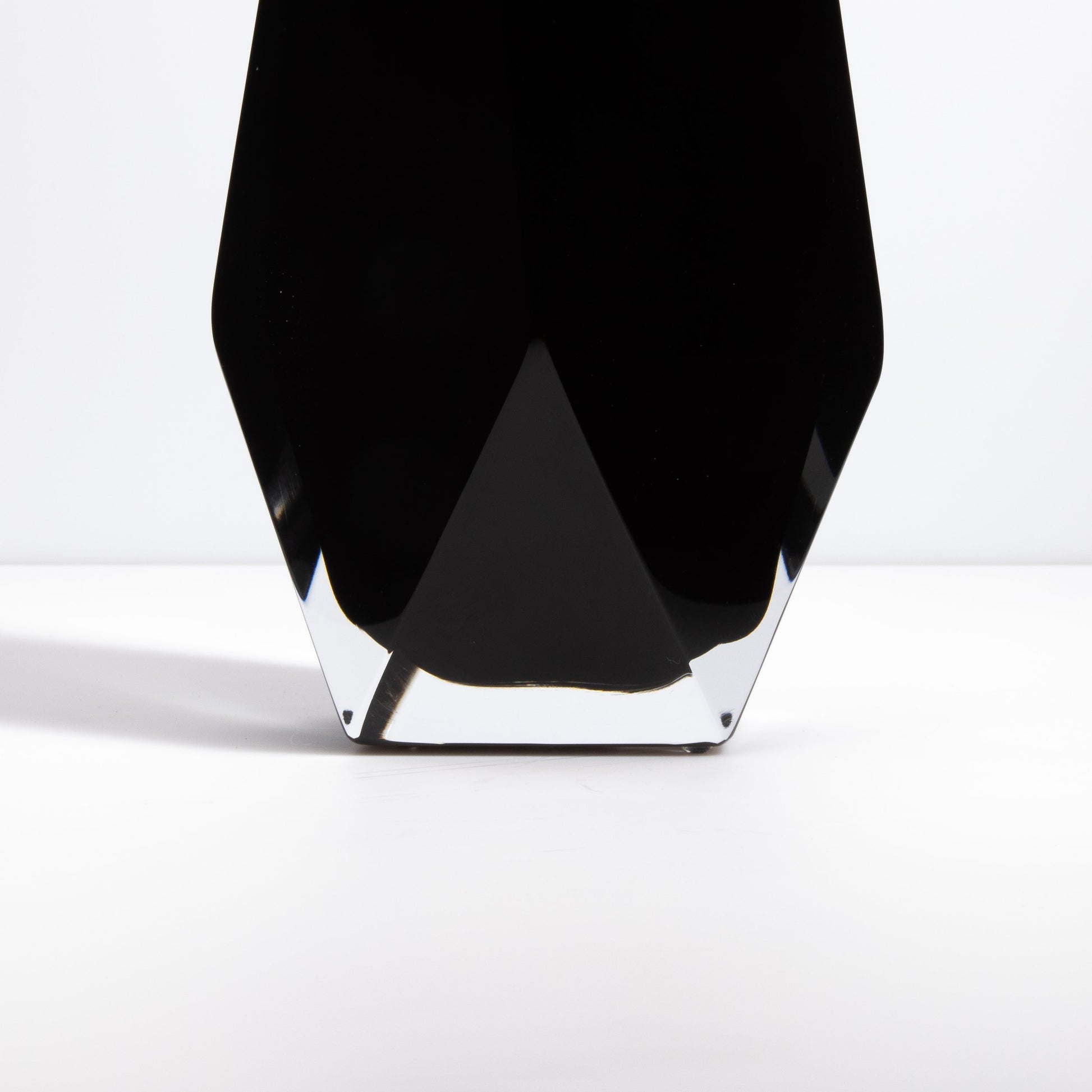 Murano Goccia Vase in Onyx Black
