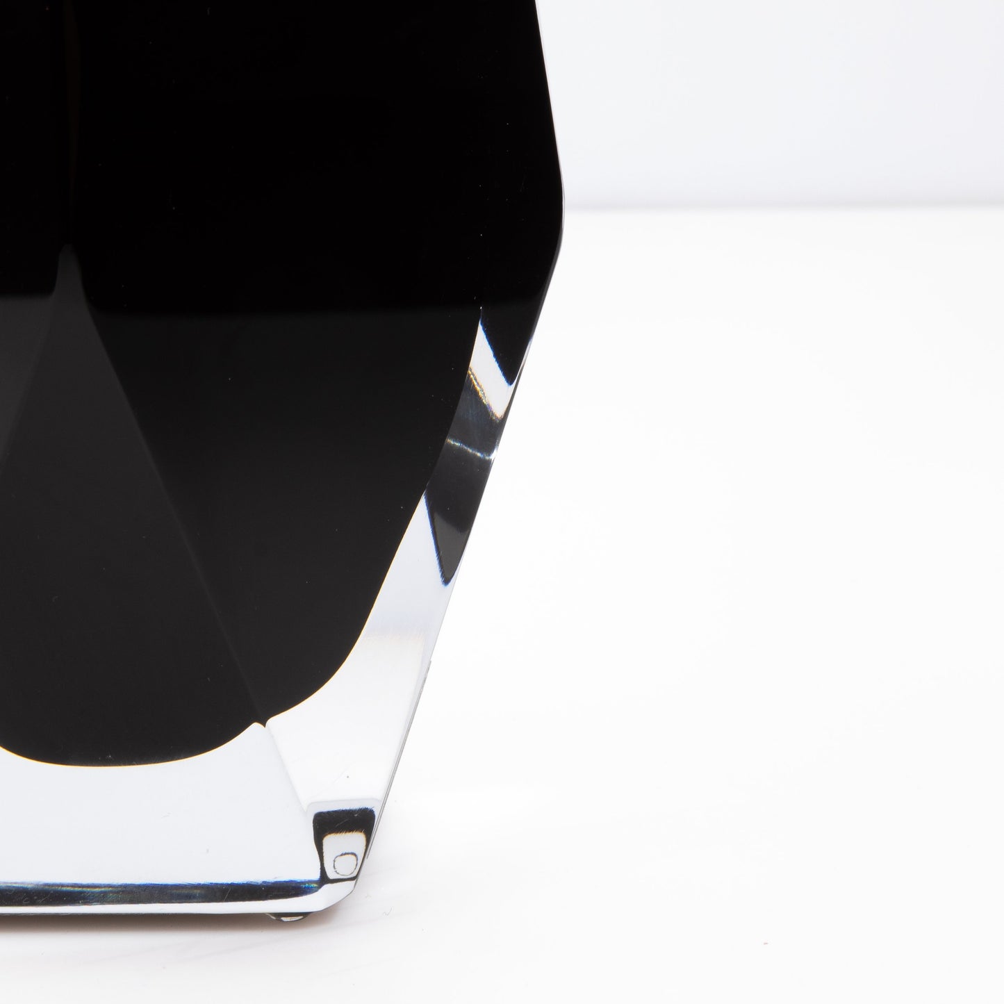 Murano Goccia Vase in Black Onyx