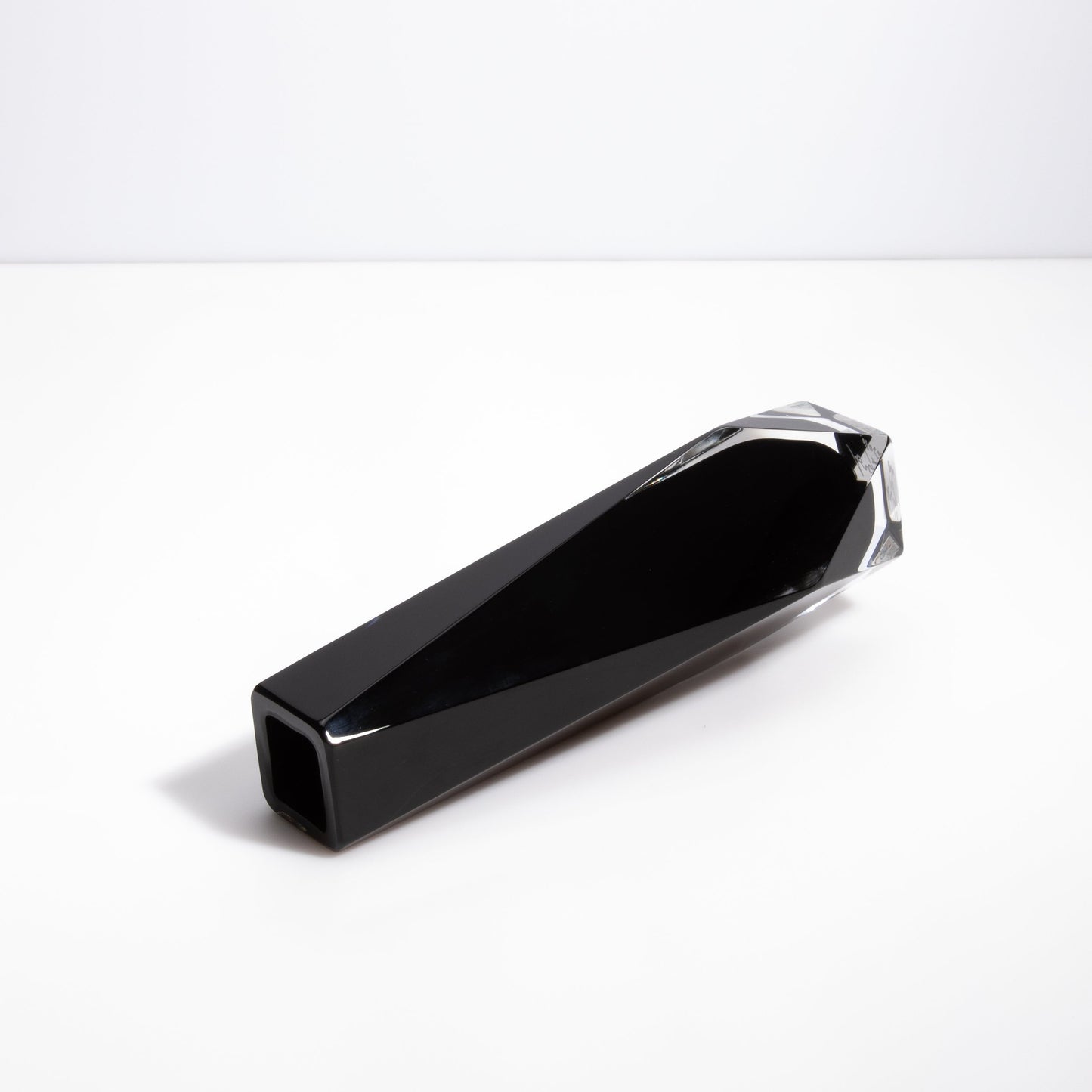 Murano Goccia Vase in Black Onyx