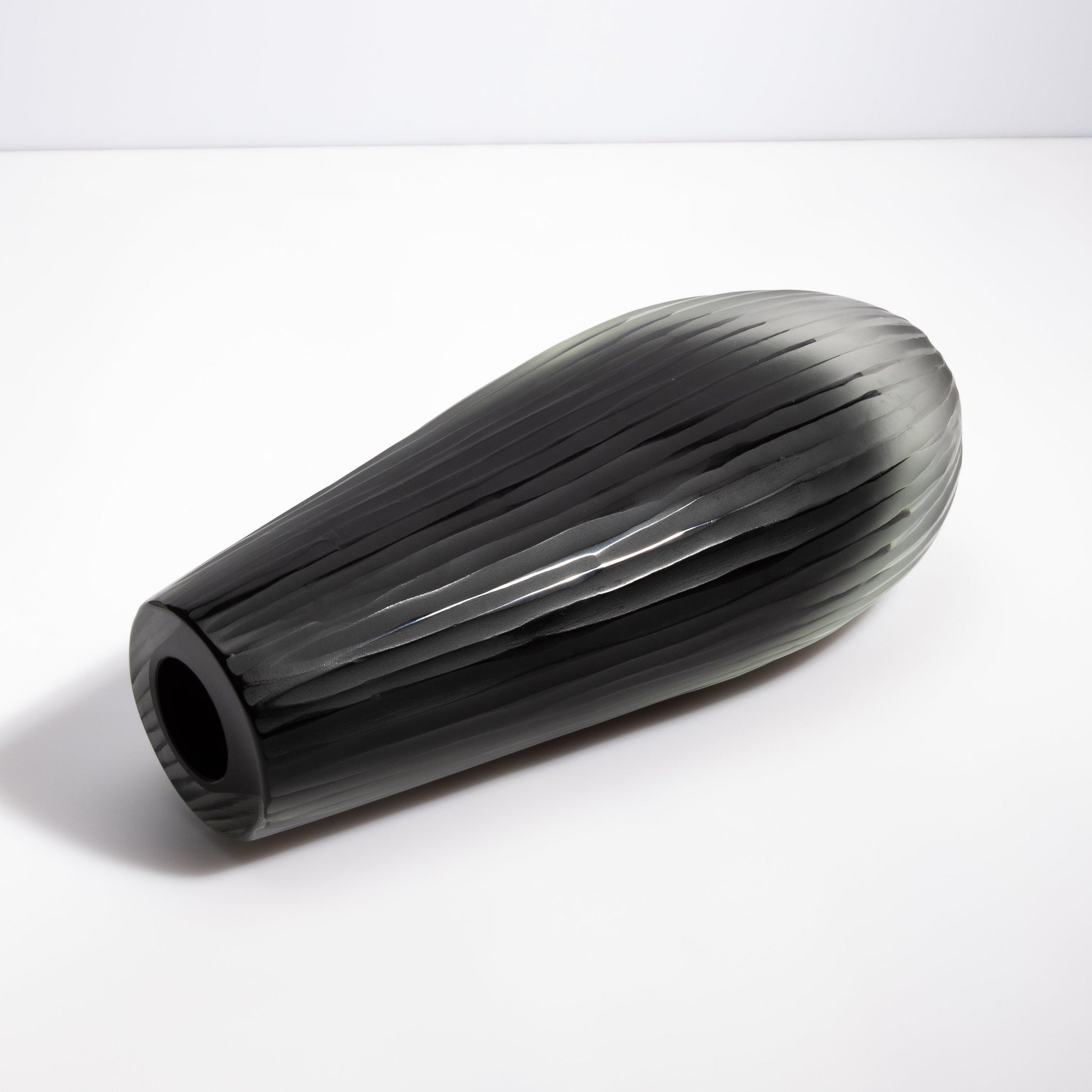 Murano Supreme Vase in Black