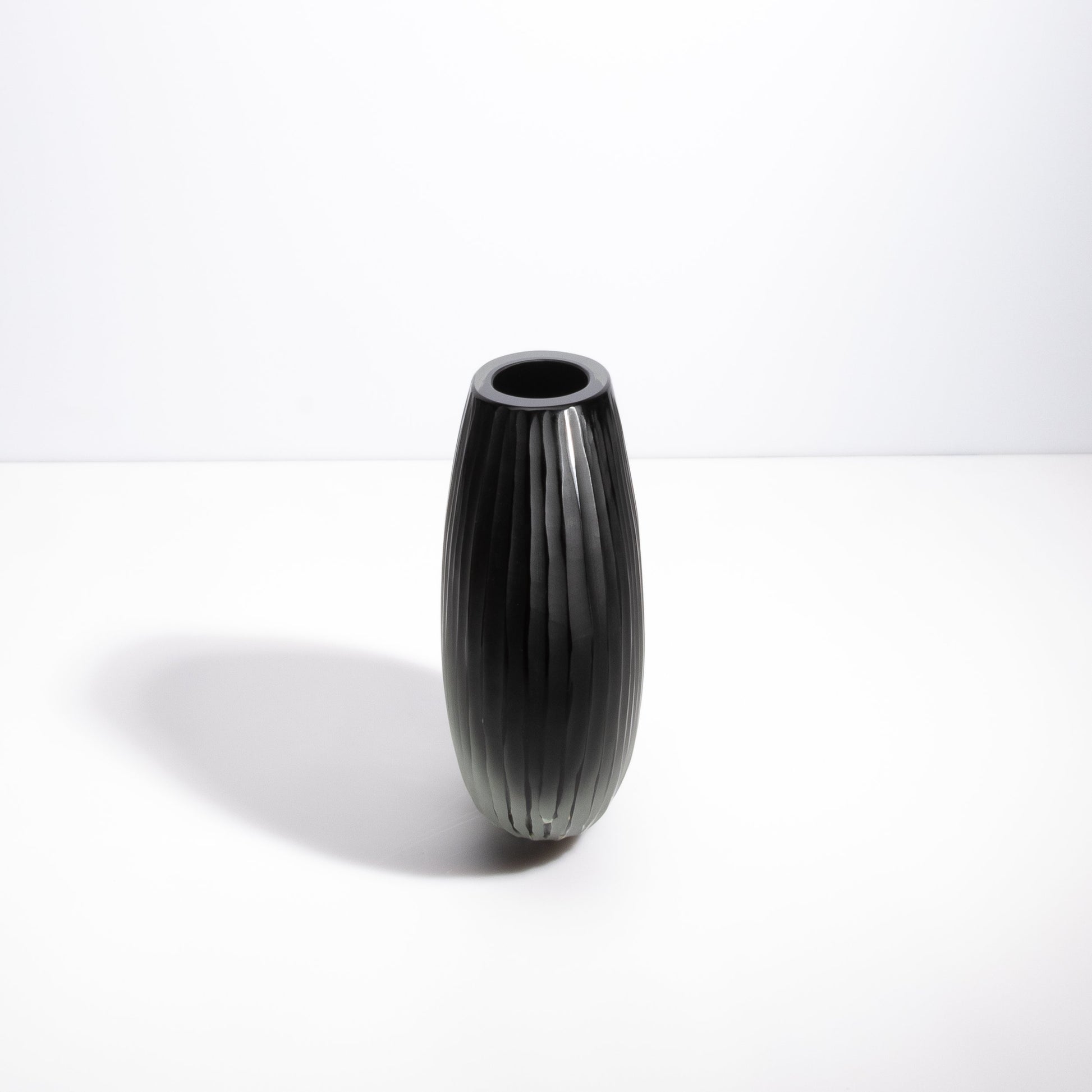 Murano Supreme Vase in Black