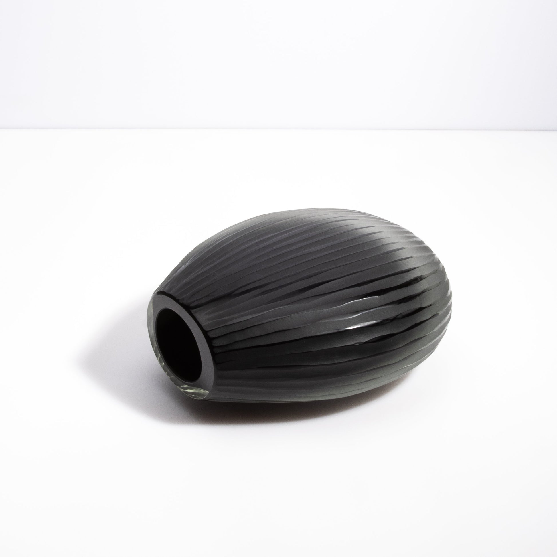 Murano Supreme Vase in Black