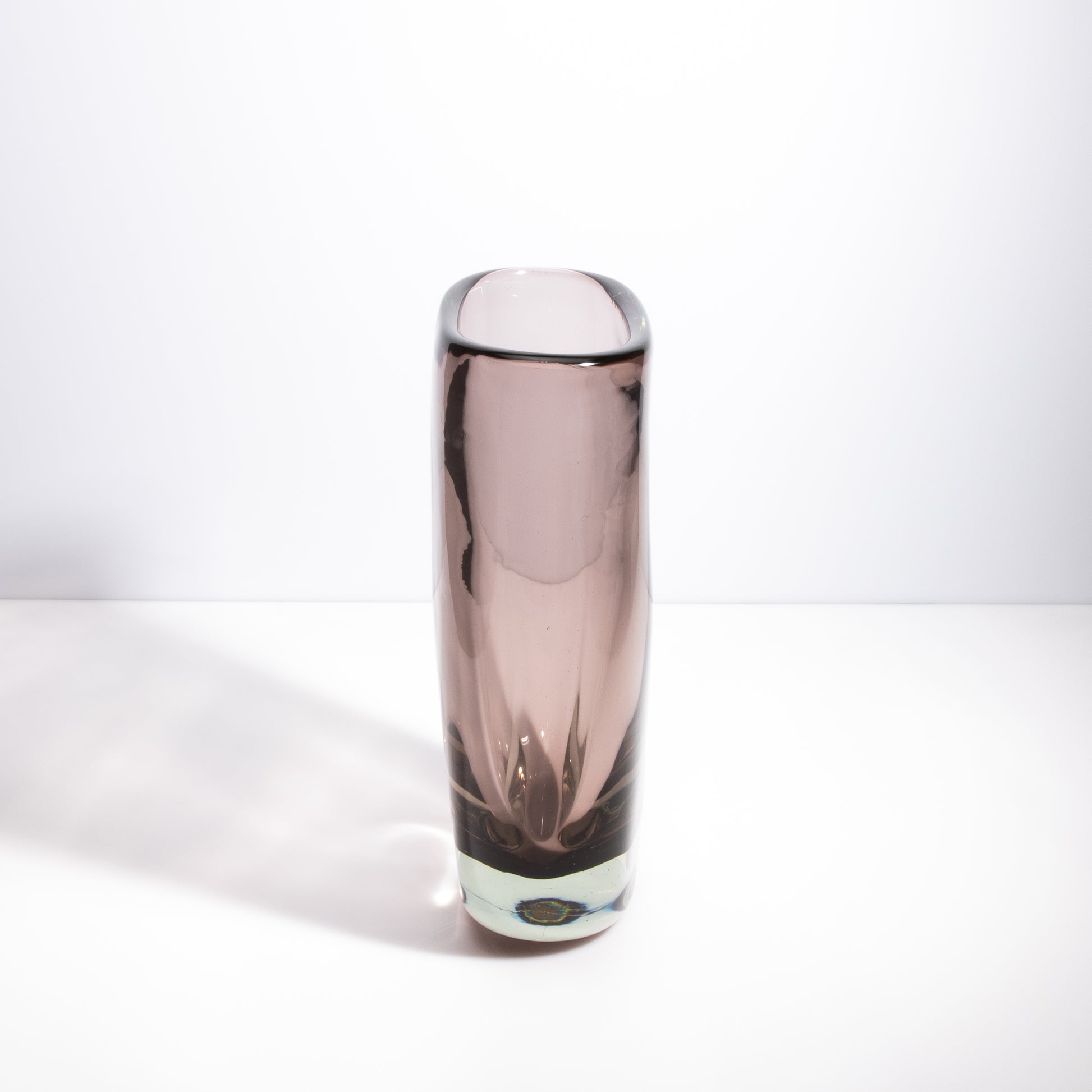 Murano Massiccio Vase in Smoky