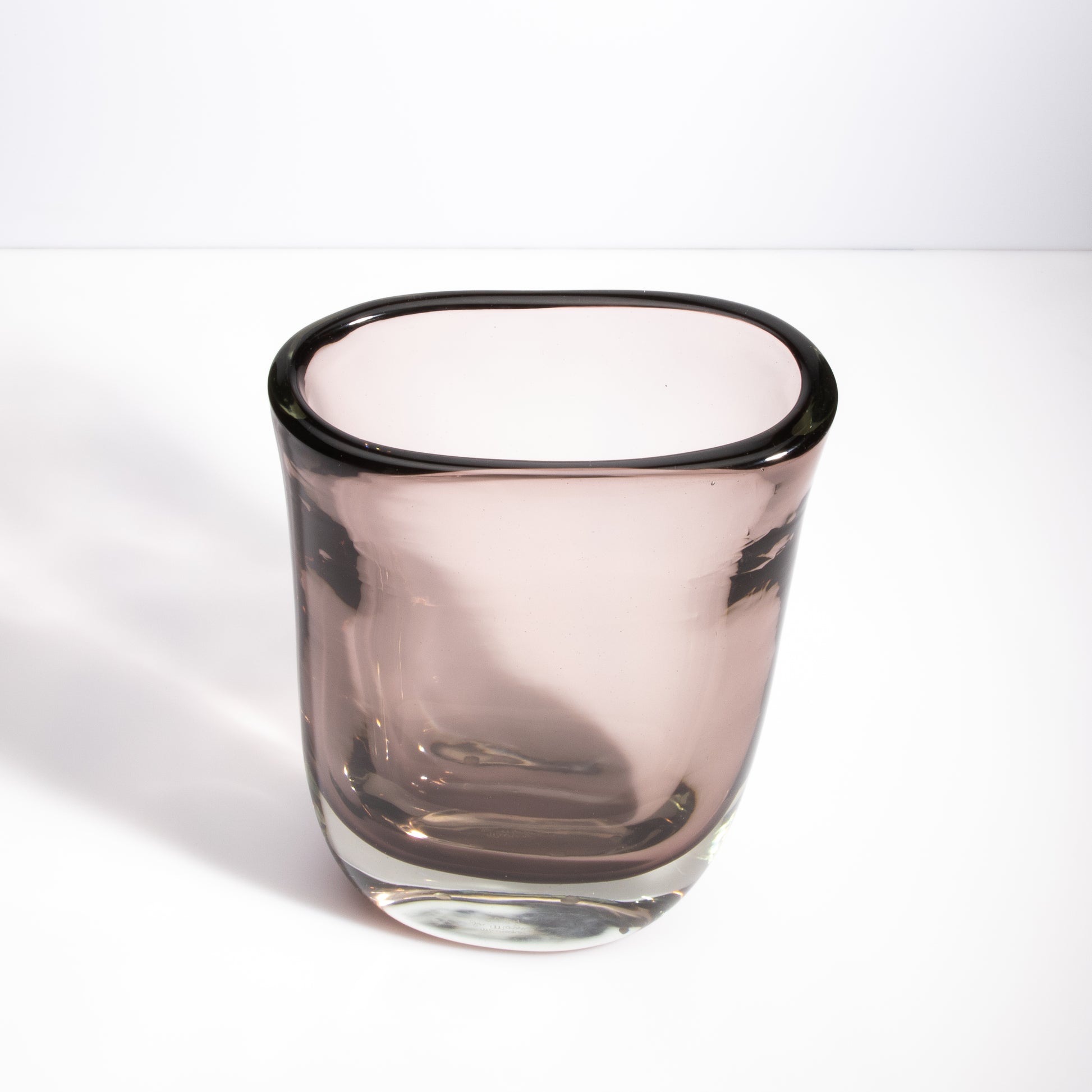 Murano Massiccio Vase in Smoky