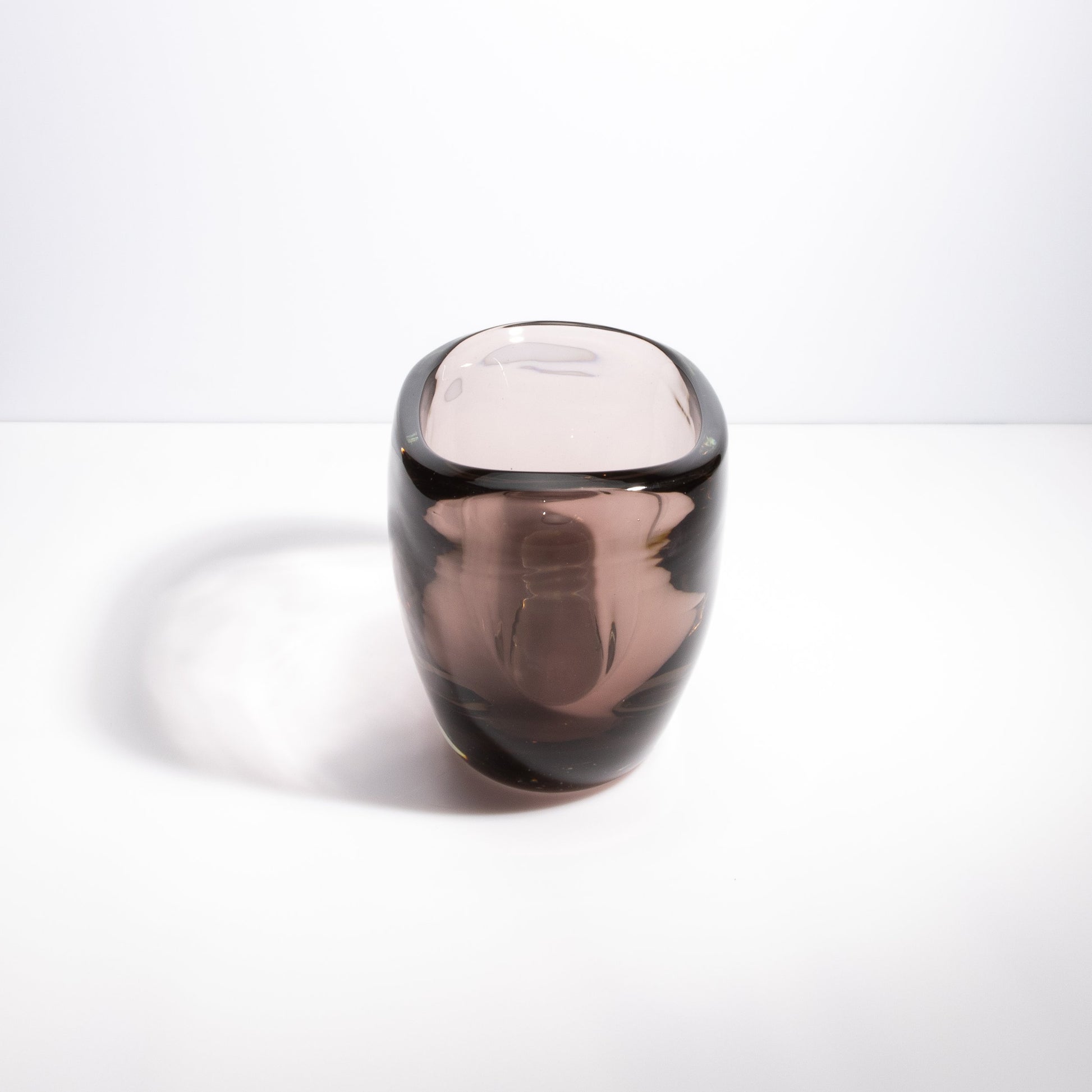 Murano Massiccio Vase in Smoky