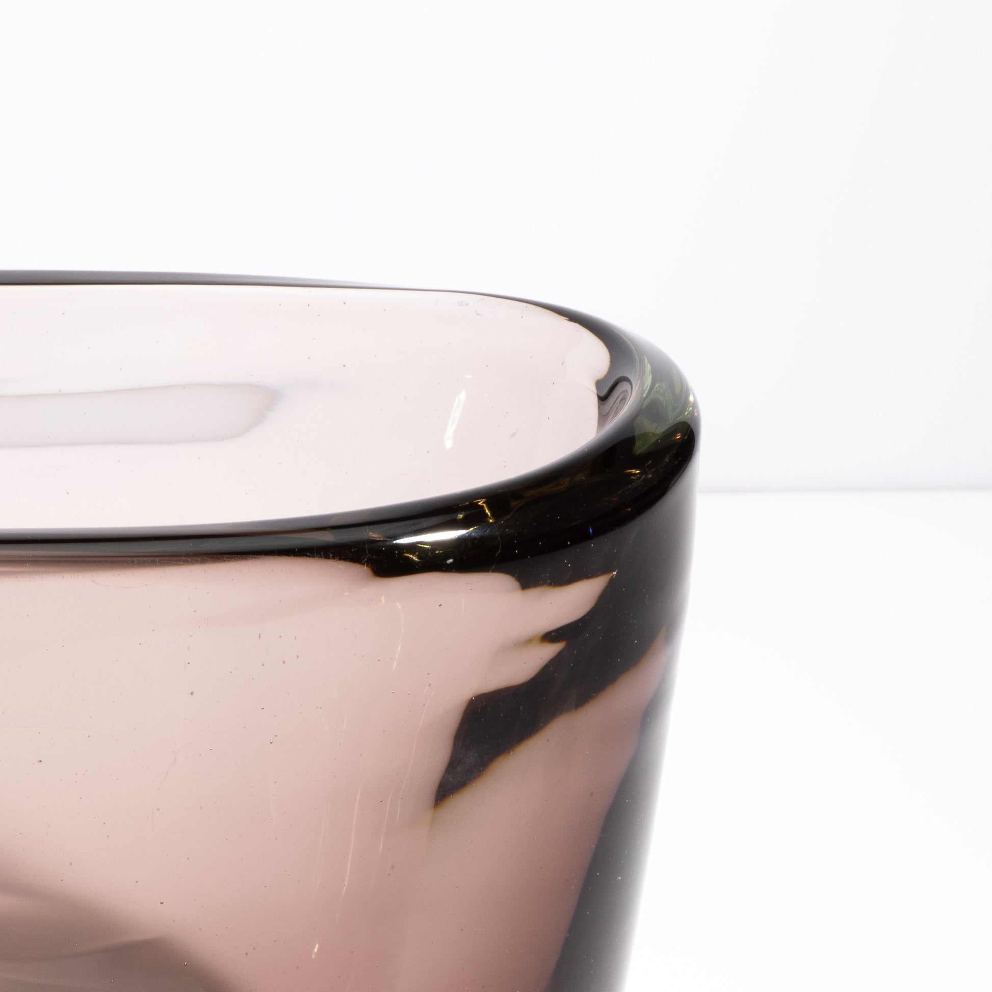 Murano Massiccio Vase in Smoky