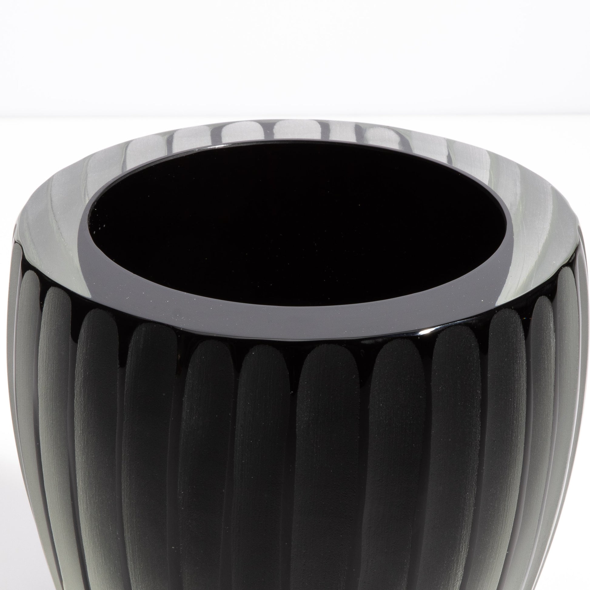 Murano Supreme Vase in Black