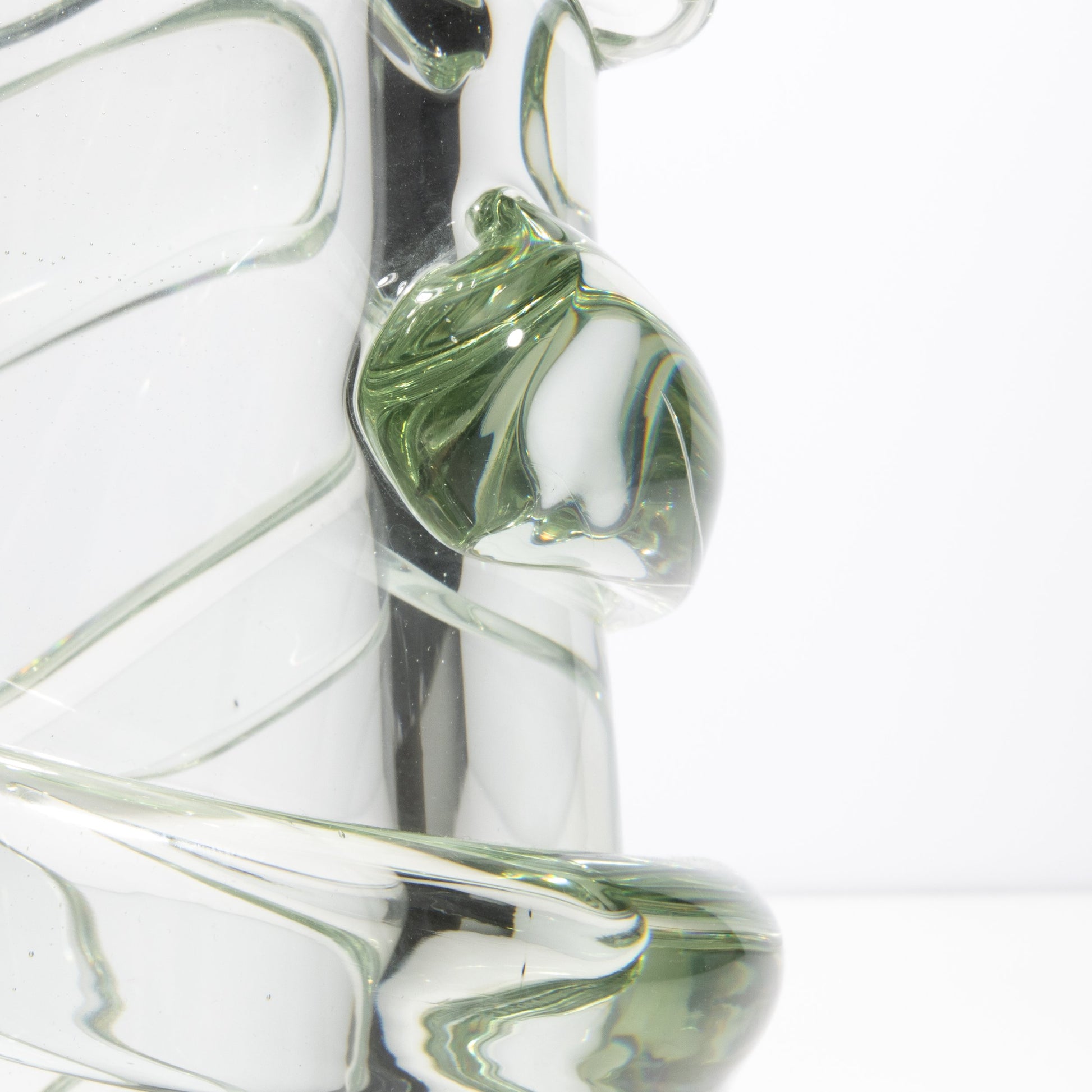 Murano Gomitolo Vase in Clear with a Hint of Green