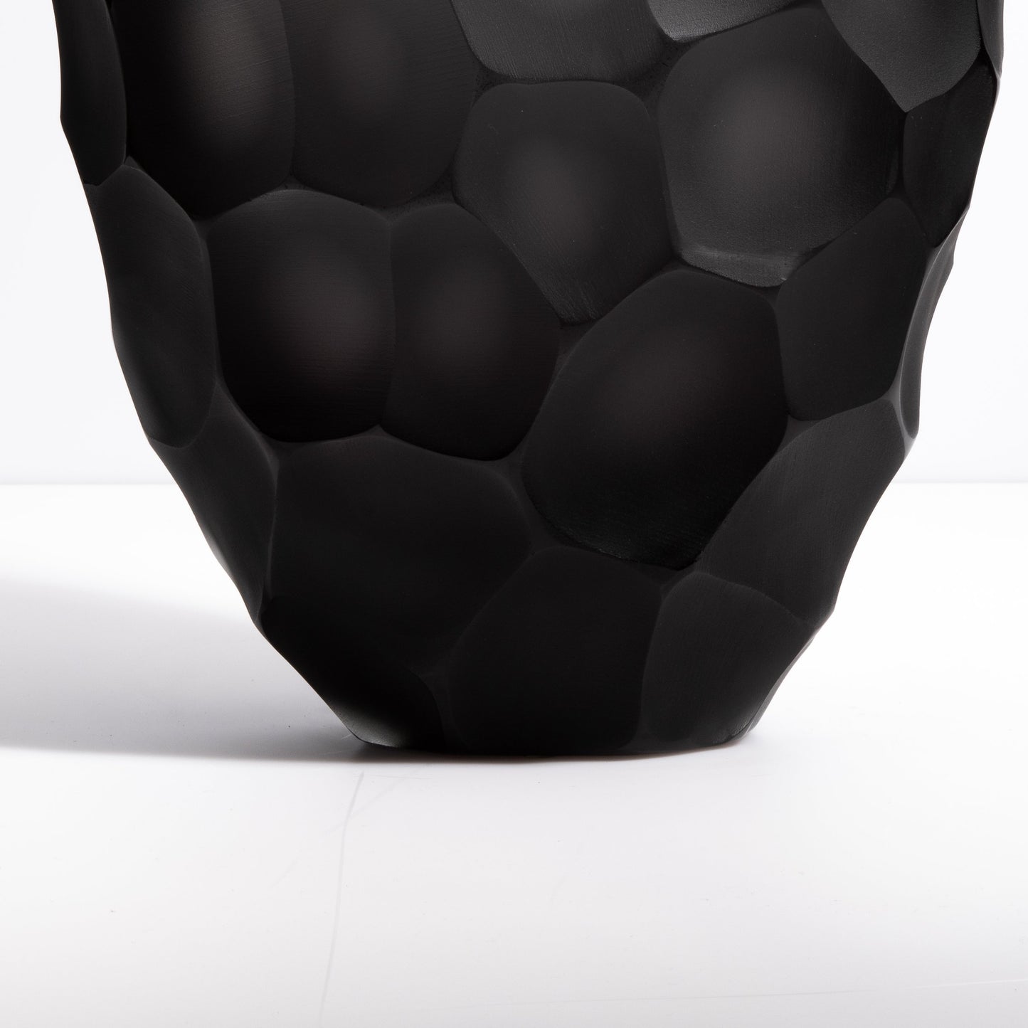 Murano Battuto Vase in Gradient Smoke