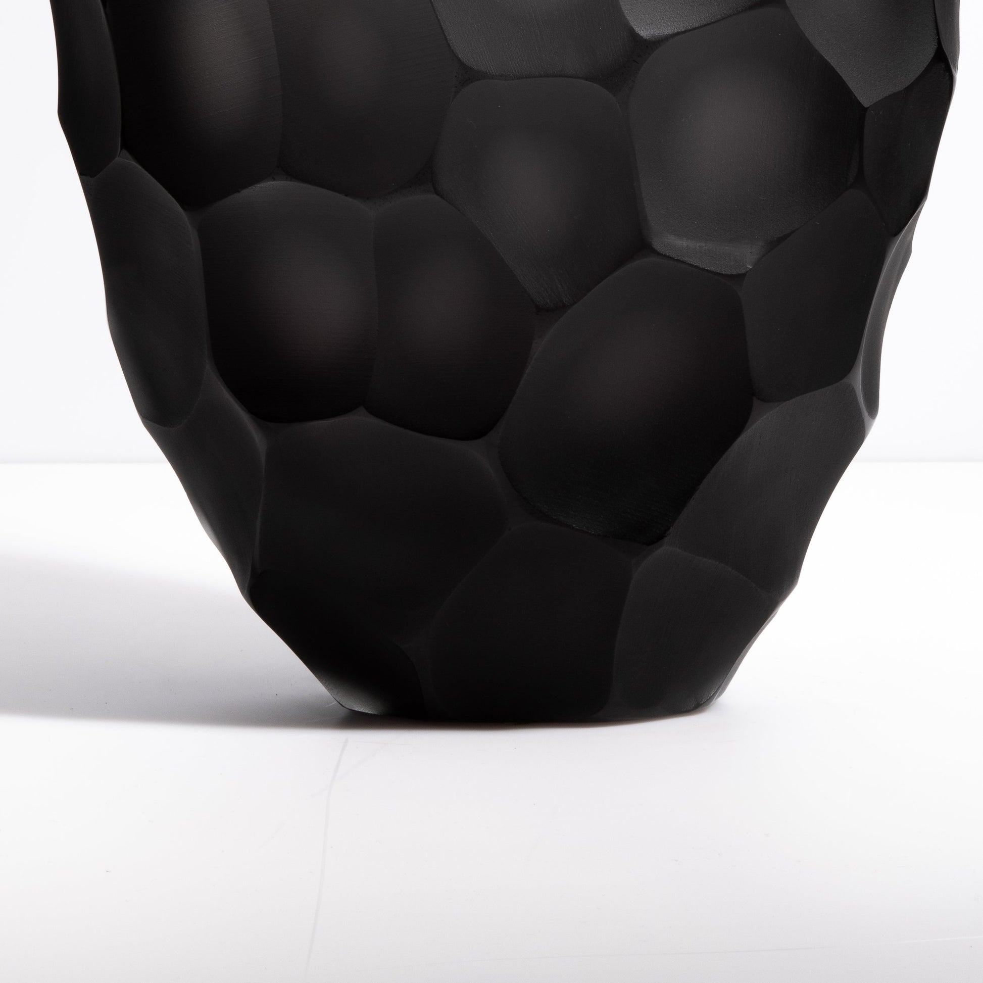 Murano Battuto Vase in Gradient Smoke