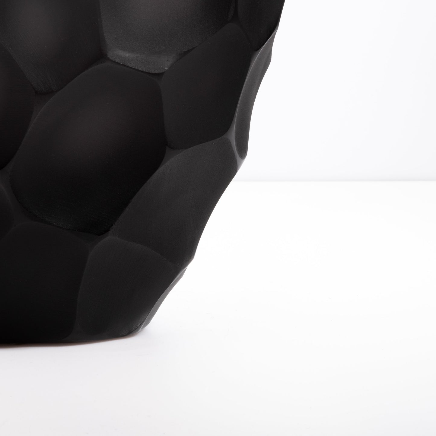 Murano Battuto Vase in Gradient Smoke