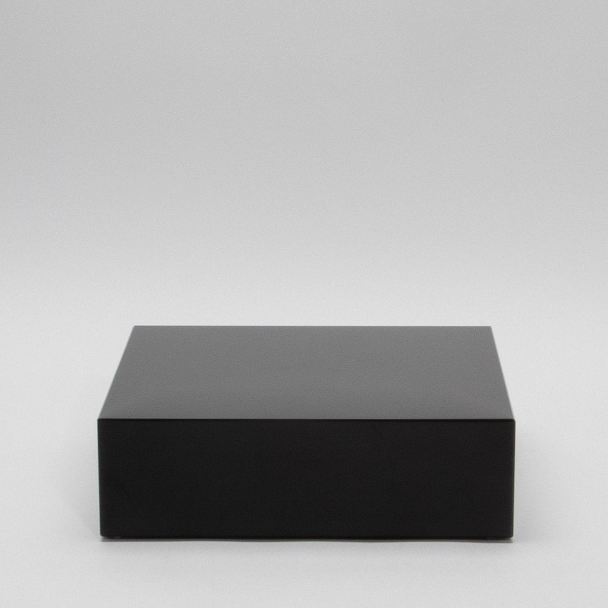 Black Crystal Glass Base Riser by KA Glass